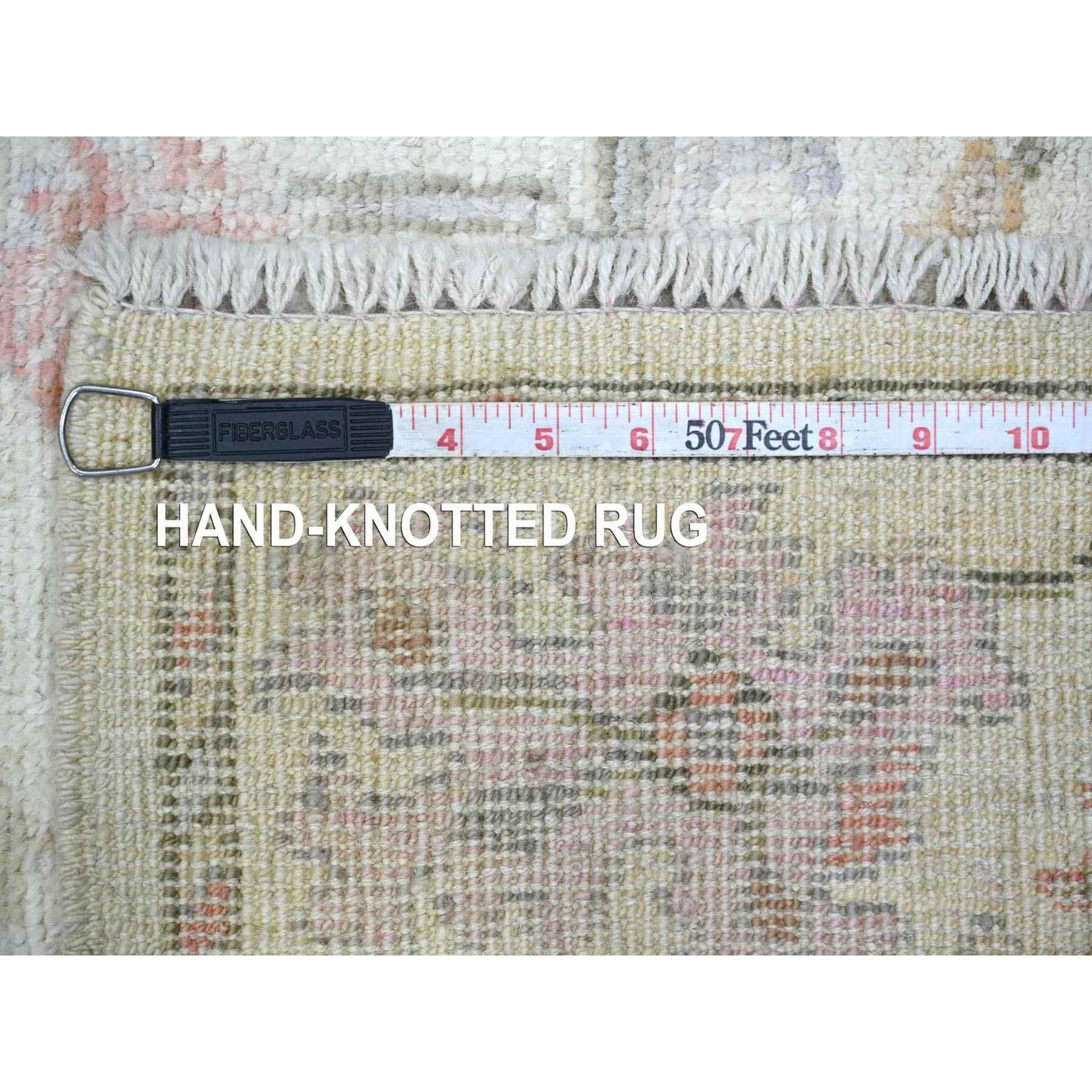 Oushak-And-Peshawar-Hand-Knotted-Rug-114525