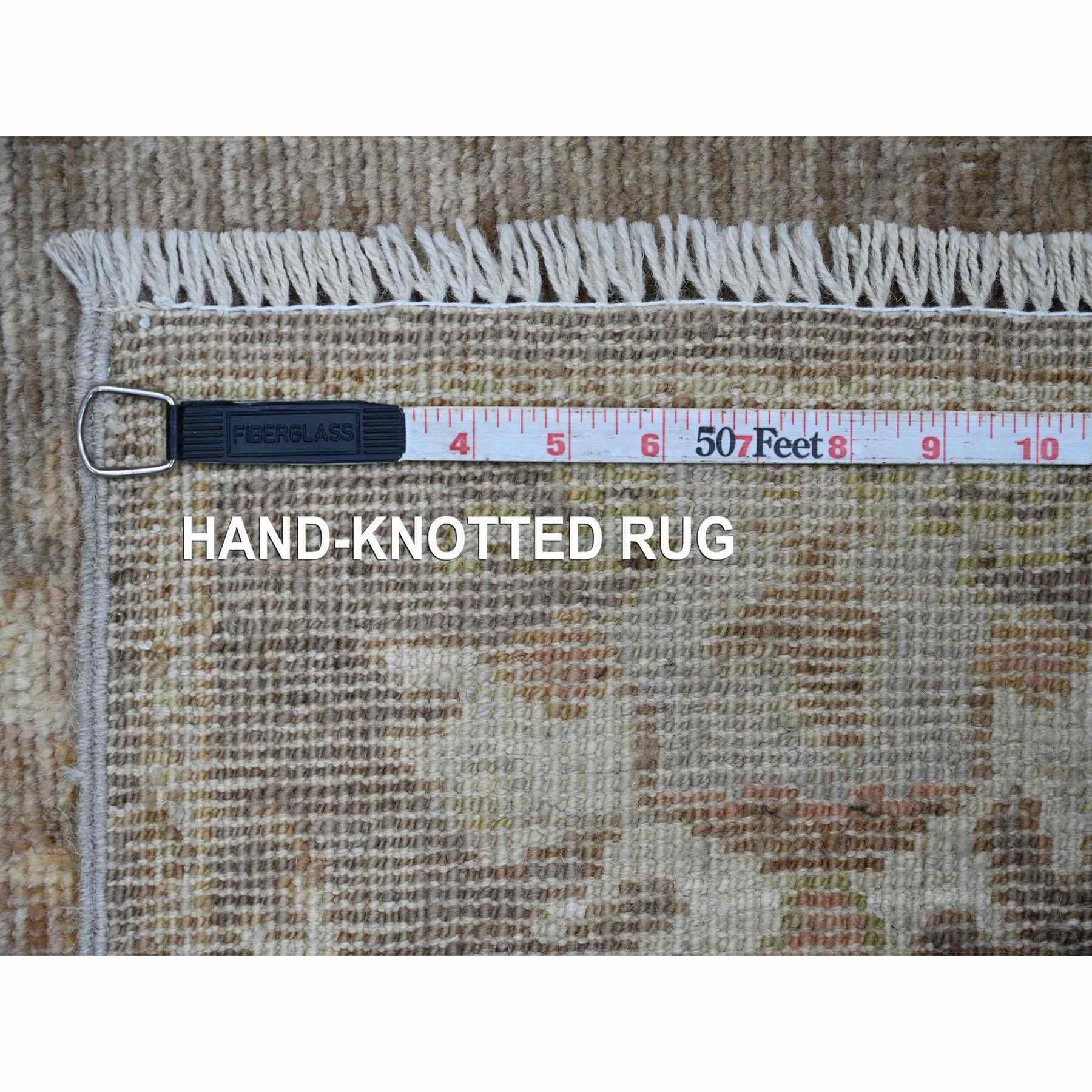 Oushak-And-Peshawar-Hand-Knotted-Rug-114530