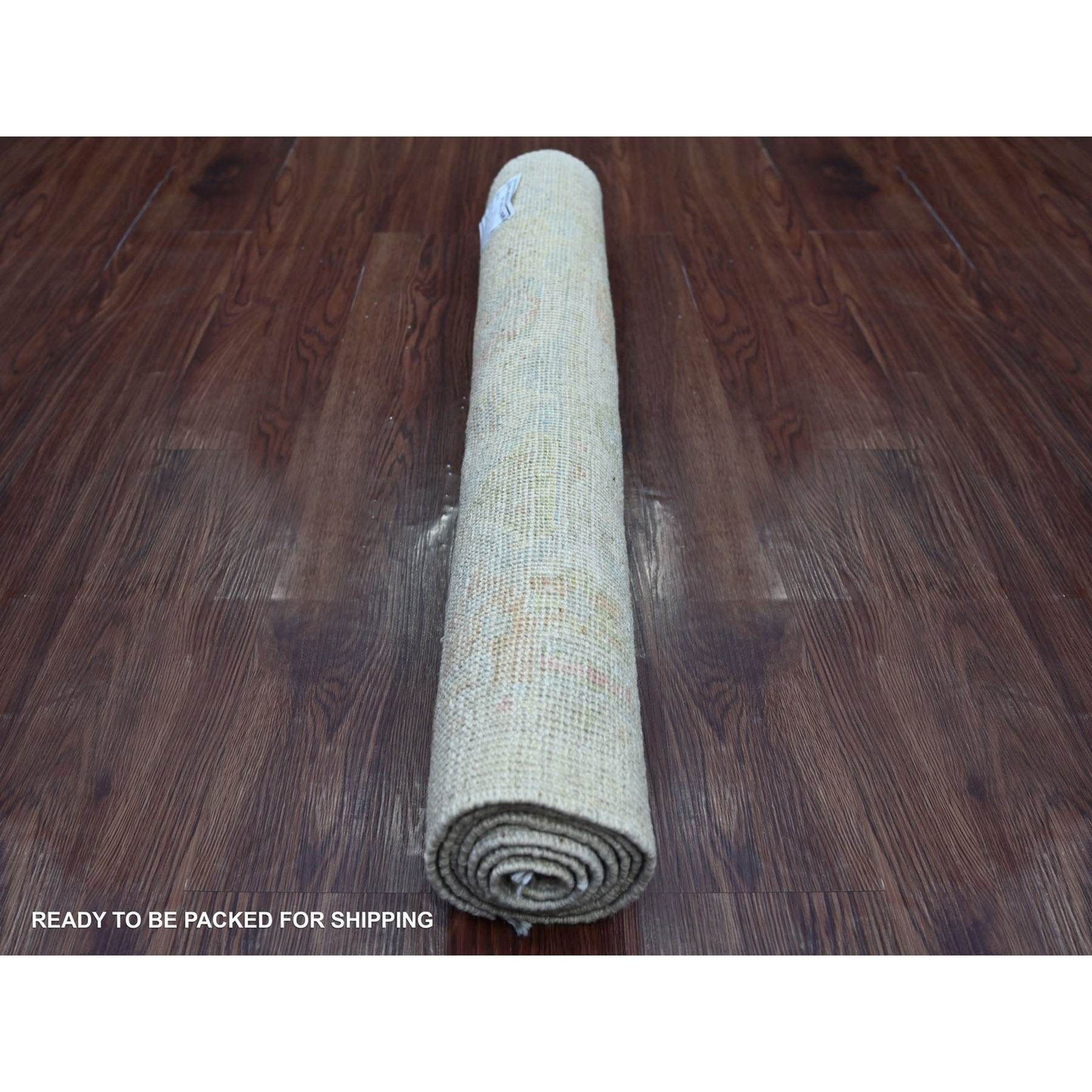 Oushak-And-Peshawar-Hand-Knotted-Rug-114535