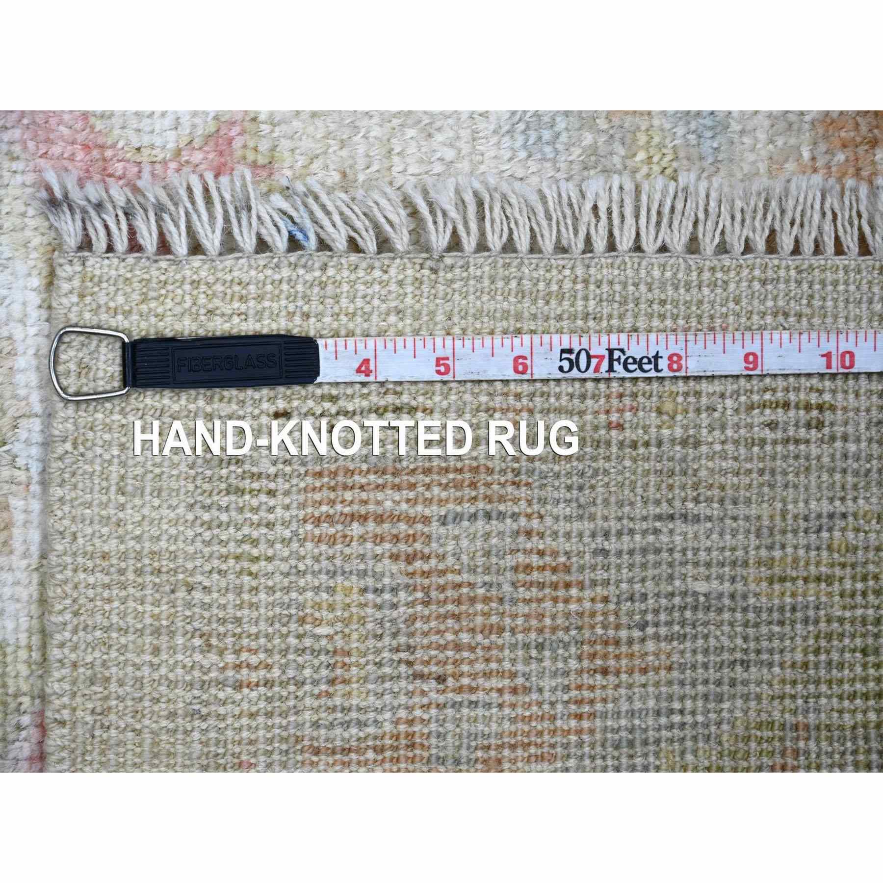 Oushak-And-Peshawar-Hand-Knotted-Rug-114535