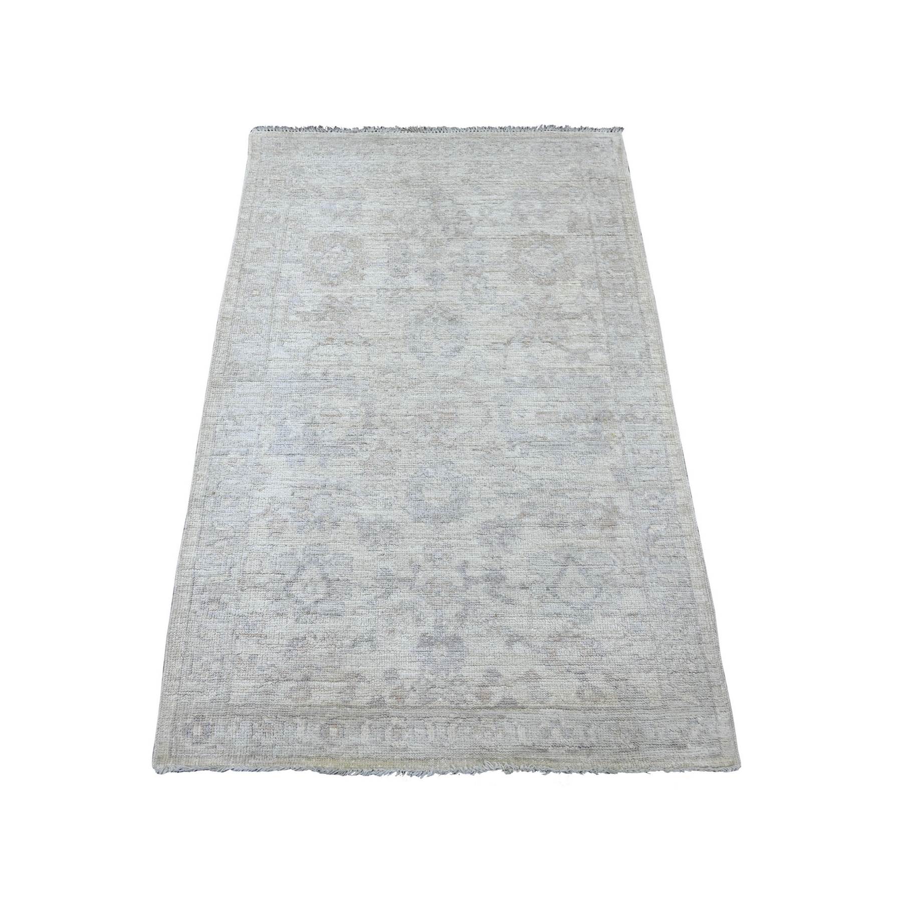 Oushak-And-Peshawar-Hand-Knotted-Rug-114540