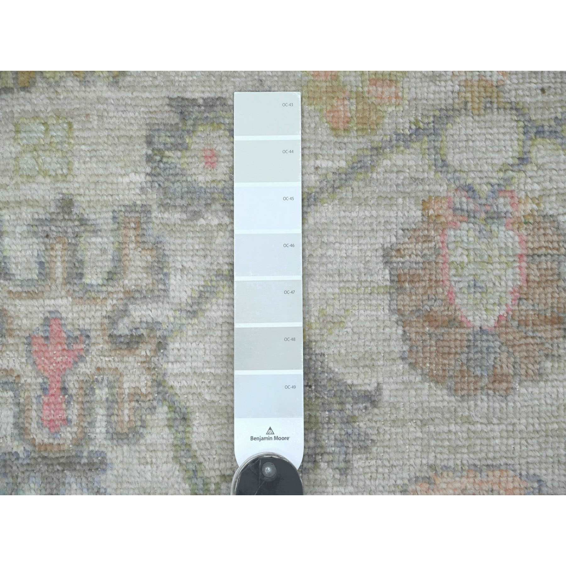 Oushak-And-Peshawar-Hand-Knotted-Rug-114545