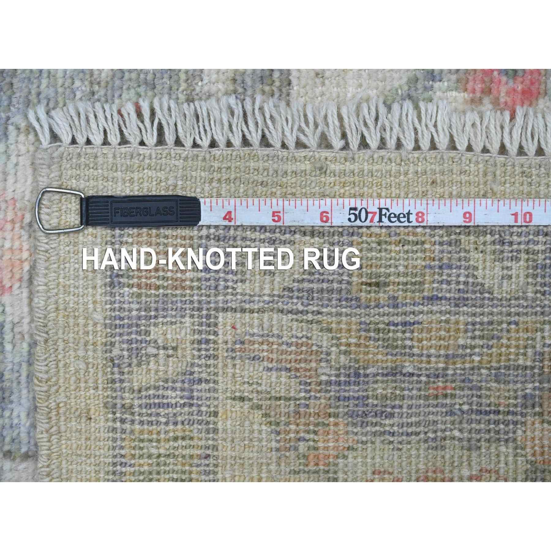 Oushak-And-Peshawar-Hand-Knotted-Rug-114545