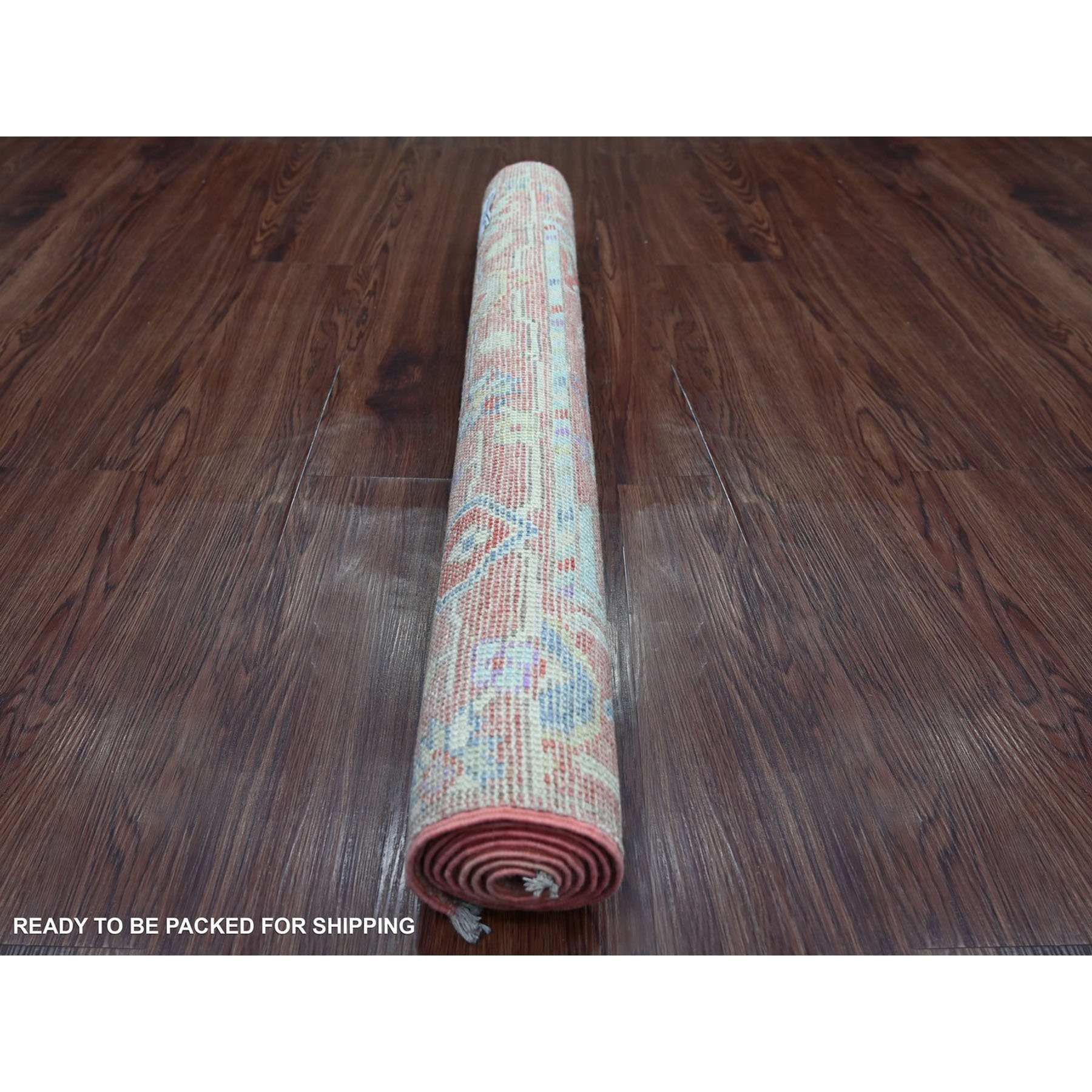 Oushak-And-Peshawar-Hand-Knotted-Rug-114555
