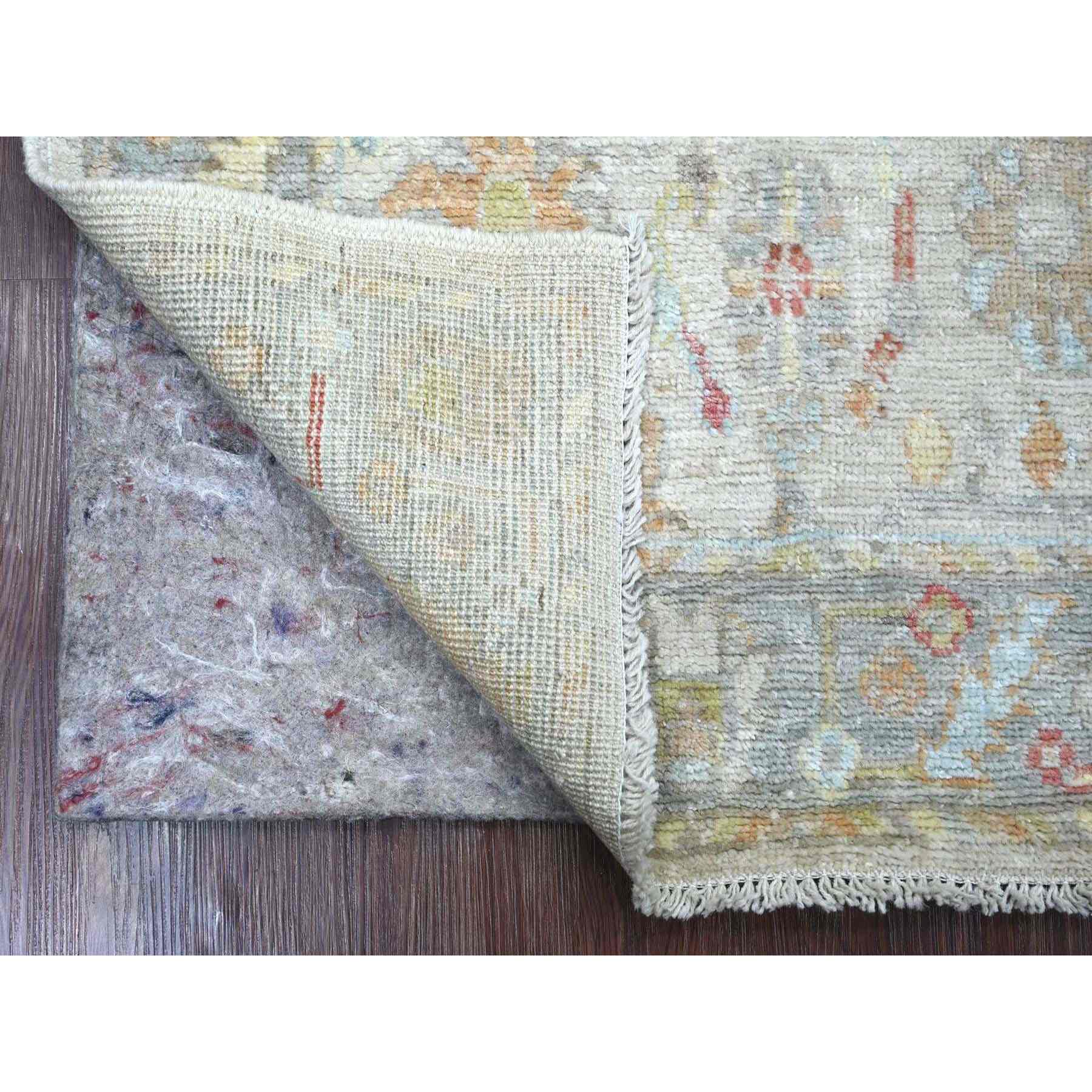 Oushak-And-Peshawar-Hand-Knotted-Rug-114560
