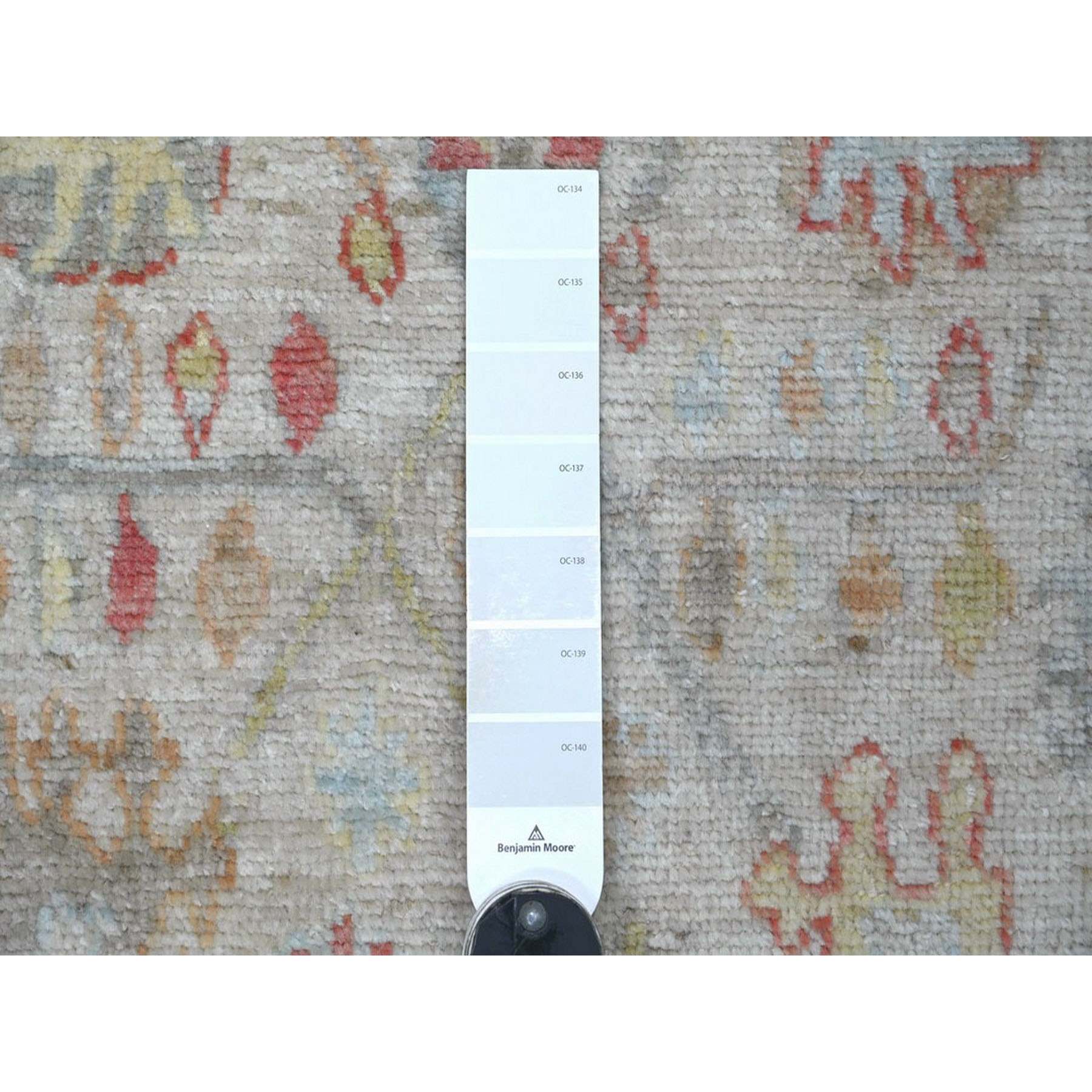 Oushak-And-Peshawar-Hand-Knotted-Rug-114560