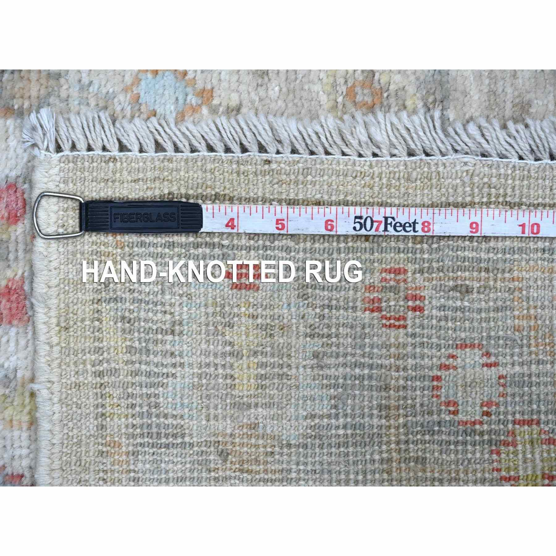 Oushak-And-Peshawar-Hand-Knotted-Rug-114560