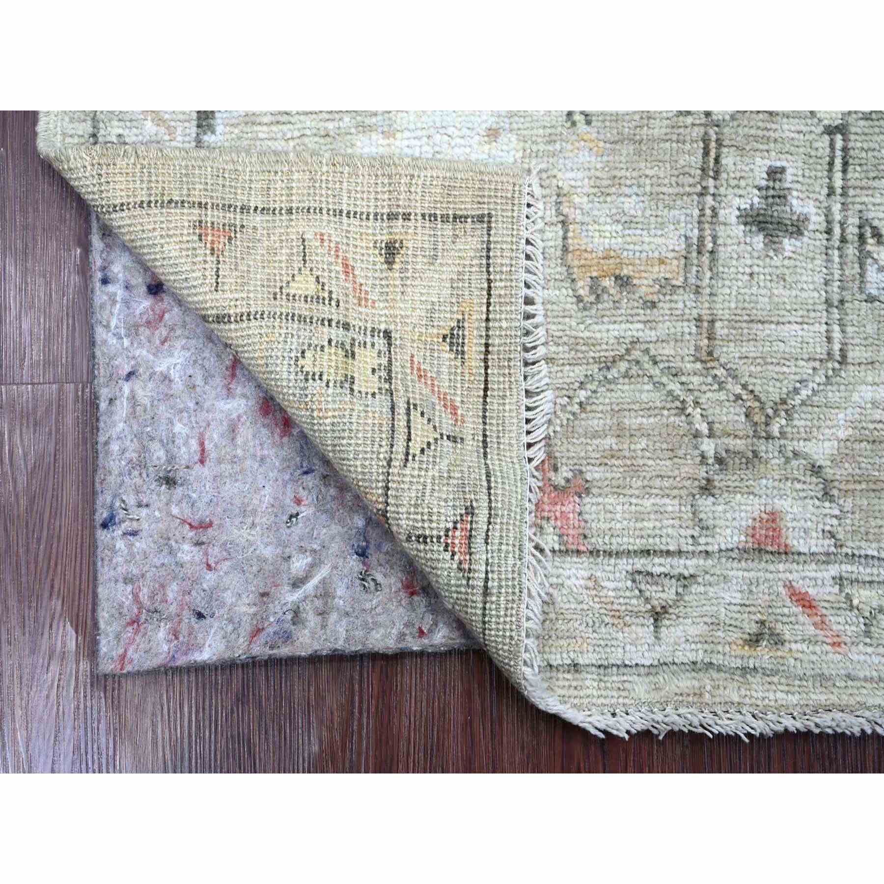 Oushak-And-Peshawar-Hand-Knotted-Rug-114570