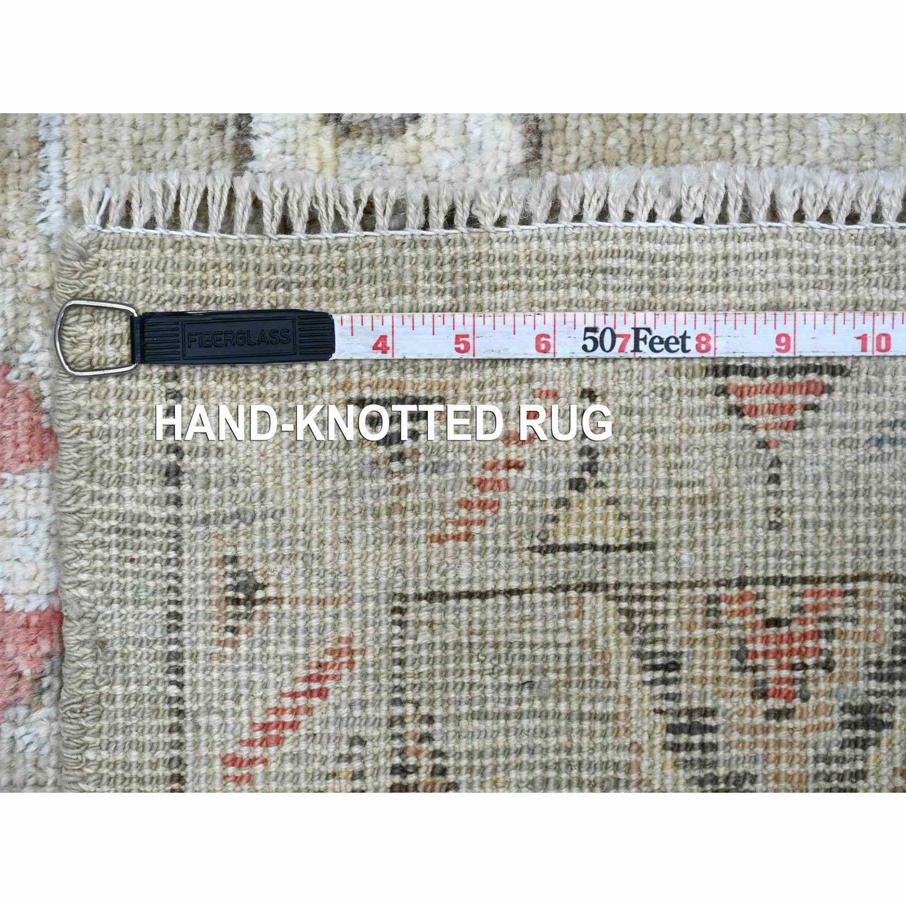 Oushak-And-Peshawar-Hand-Knotted-Rug-114570