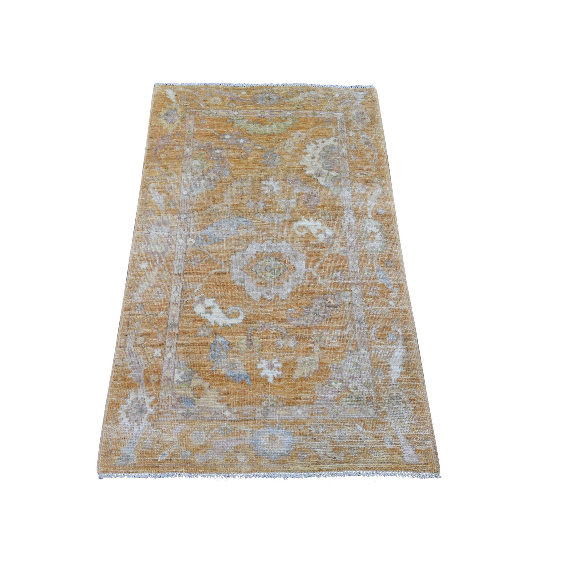 Oushak-And-Peshawar-Hand-Knotted-Rug-114575