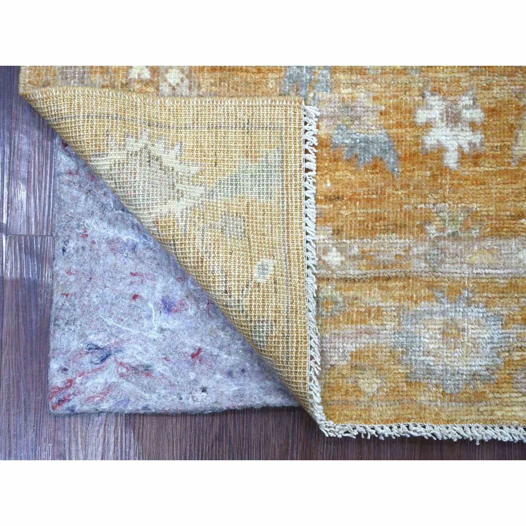 Oushak-And-Peshawar-Hand-Knotted-Rug-114575