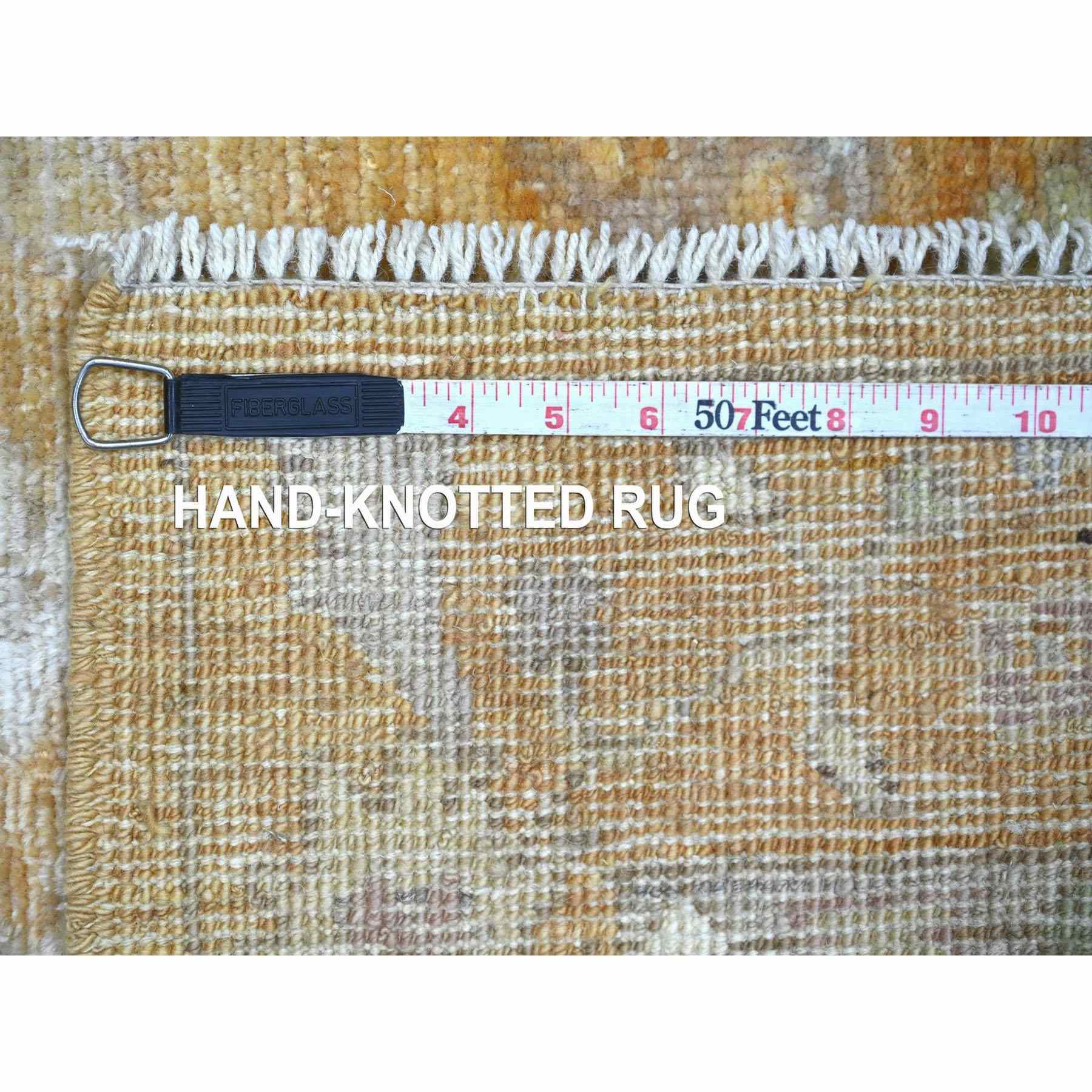 Oushak-And-Peshawar-Hand-Knotted-Rug-114575