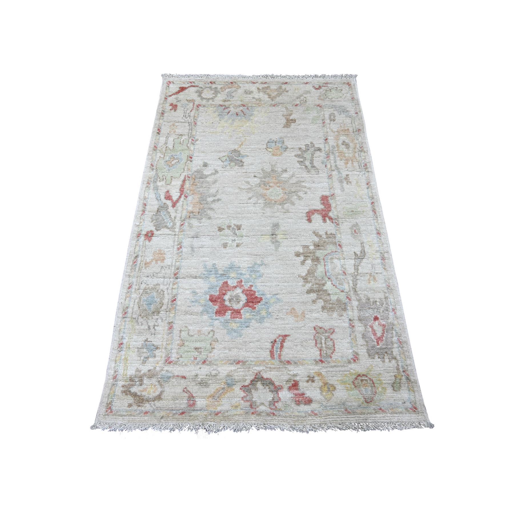Oushak-And-Peshawar-Hand-Knotted-Rug-114585