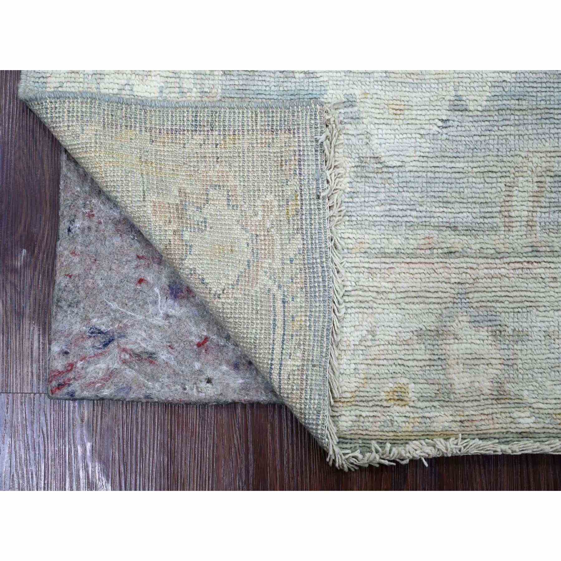 Oushak-And-Peshawar-Hand-Knotted-Rug-114590