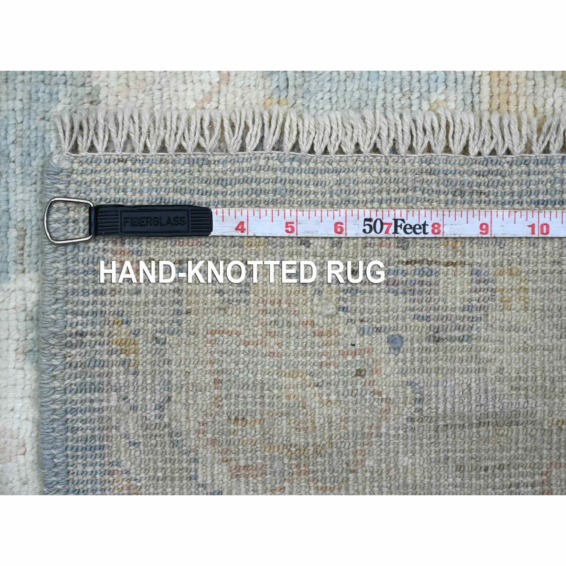 Oushak-And-Peshawar-Hand-Knotted-Rug-114590