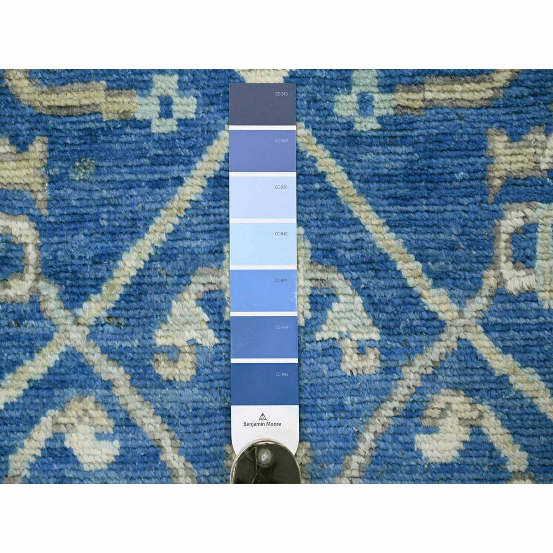 Oushak-And-Peshawar-Hand-Knotted-Rug-114595