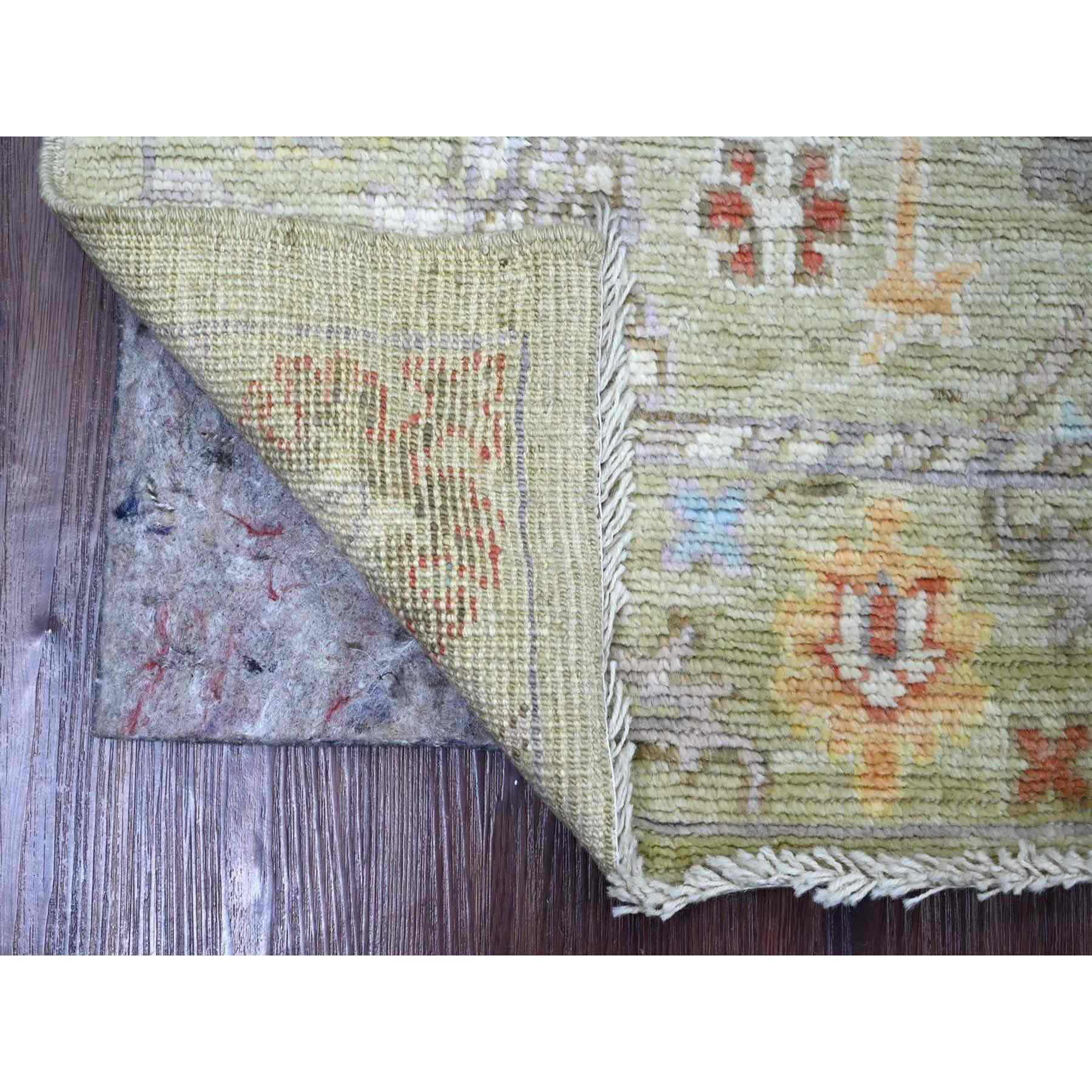 Oushak-And-Peshawar-Hand-Knotted-Rug-114600