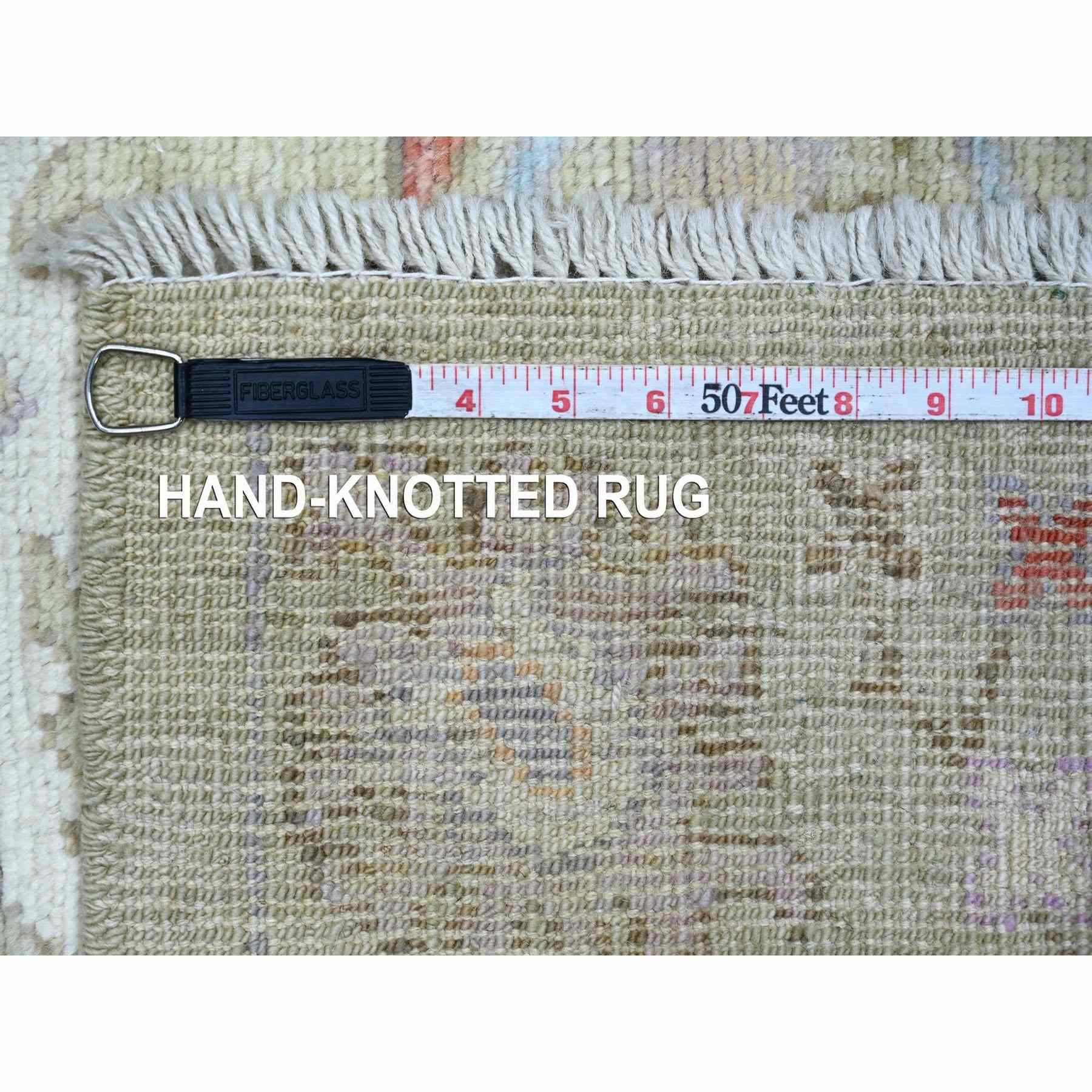 Oushak-And-Peshawar-Hand-Knotted-Rug-114600