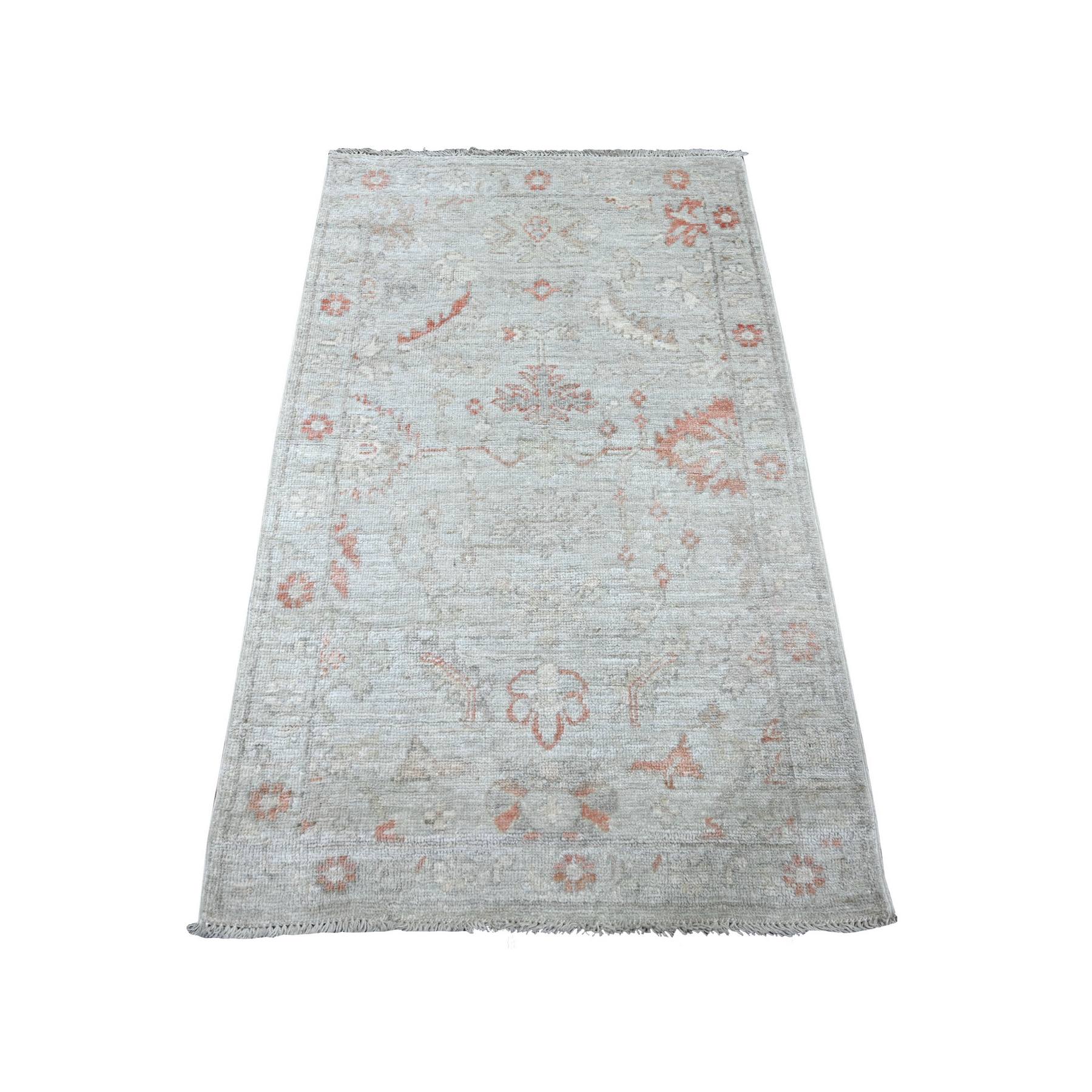 Oushak-And-Peshawar-Hand-Knotted-Rug-114605