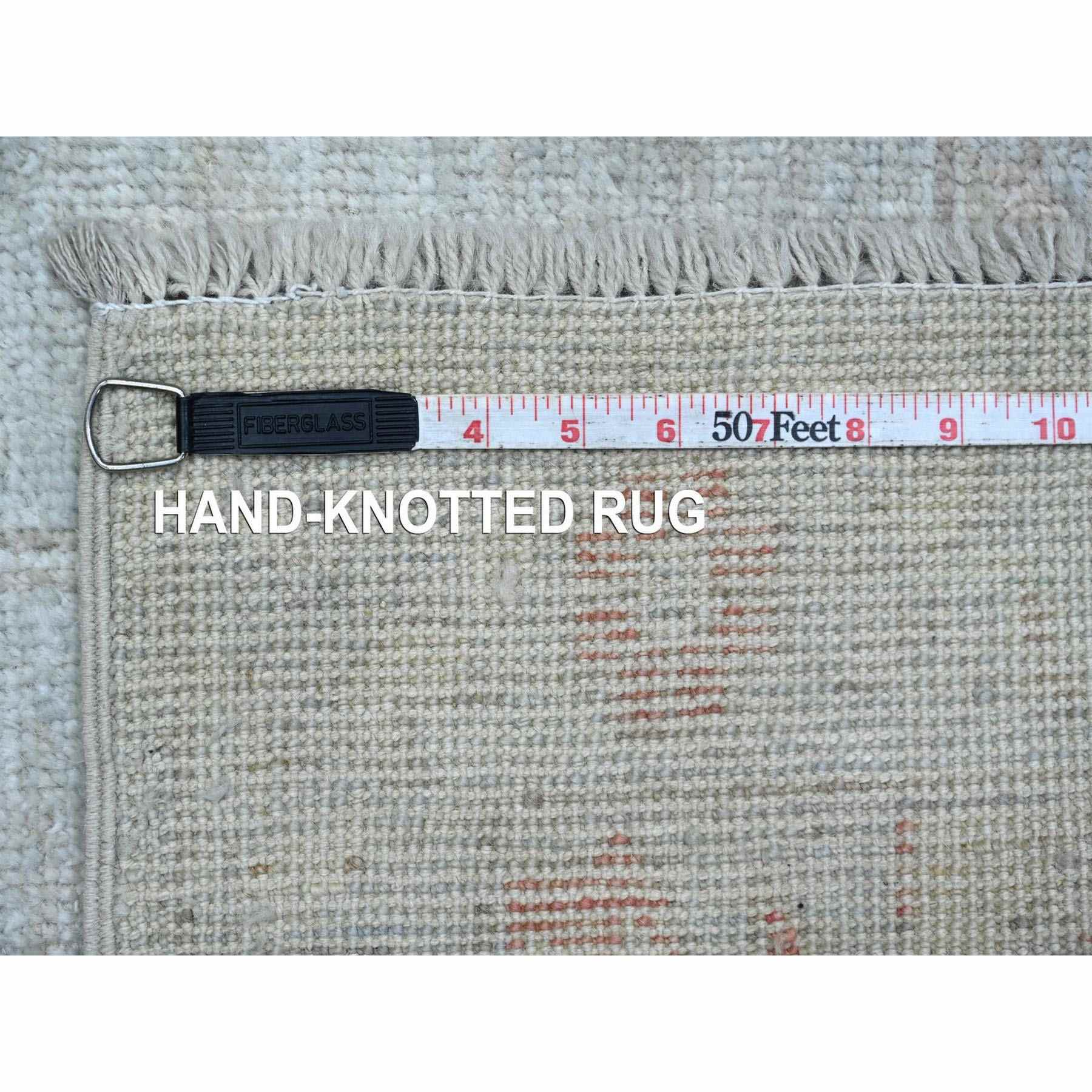 Oushak-And-Peshawar-Hand-Knotted-Rug-114605
