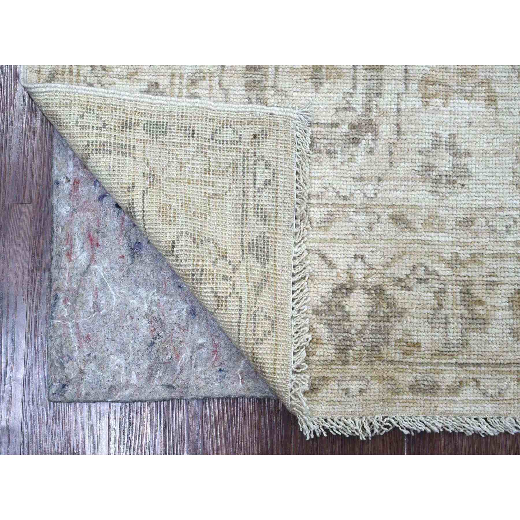 Oushak-And-Peshawar-Hand-Knotted-Rug-114615