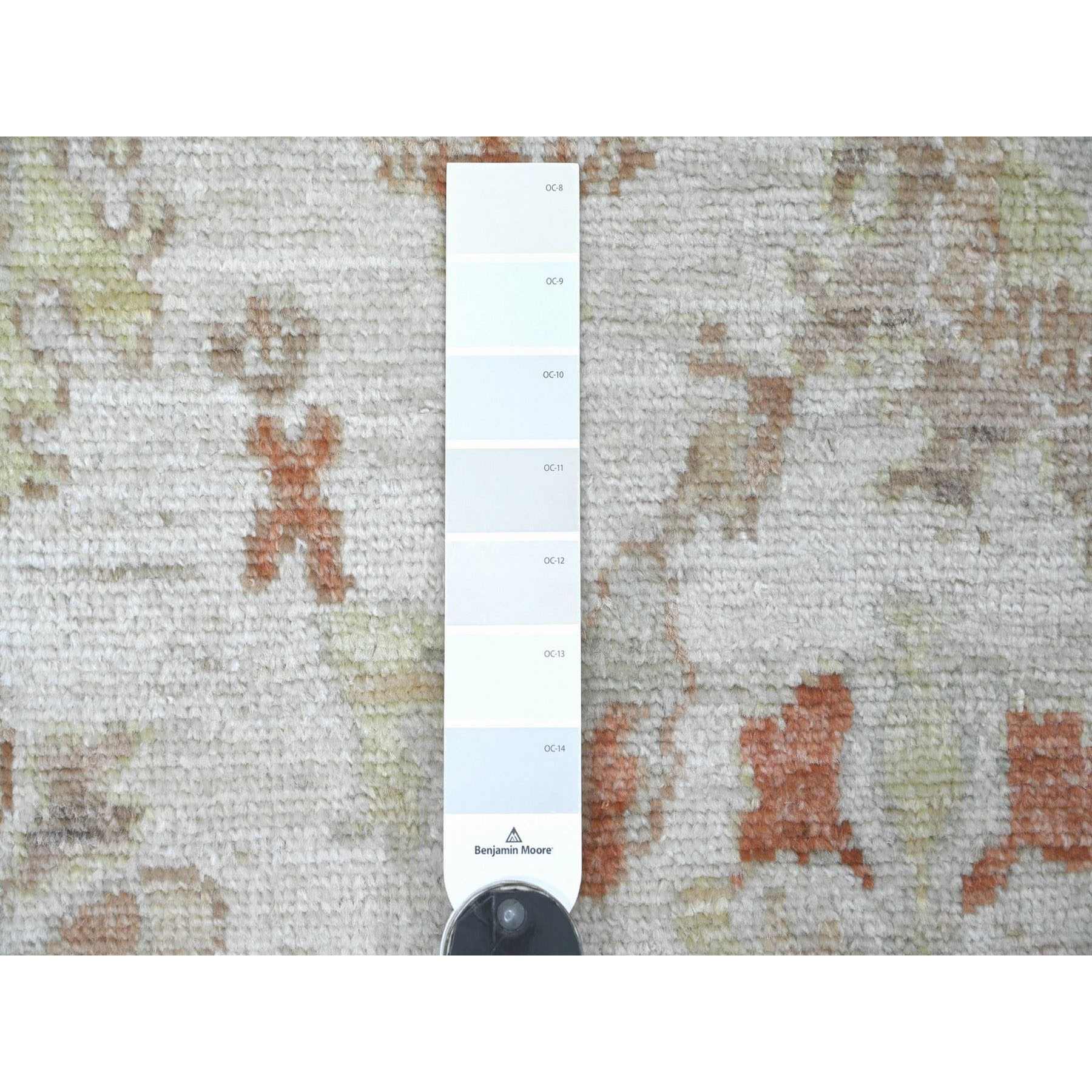 Oushak-And-Peshawar-Hand-Knotted-Rug-114620