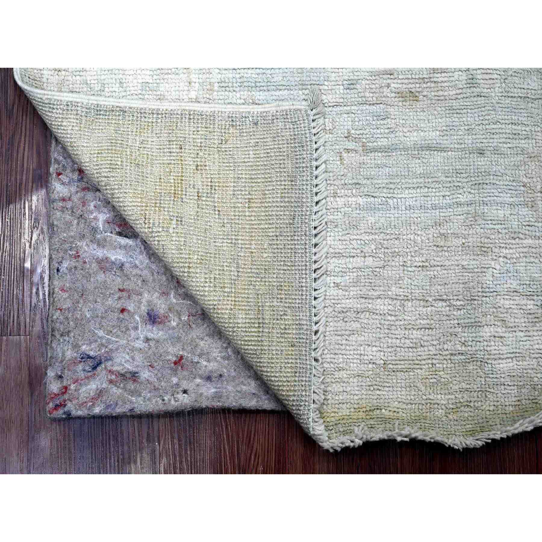 Oushak-And-Peshawar-Hand-Knotted-Rug-114630