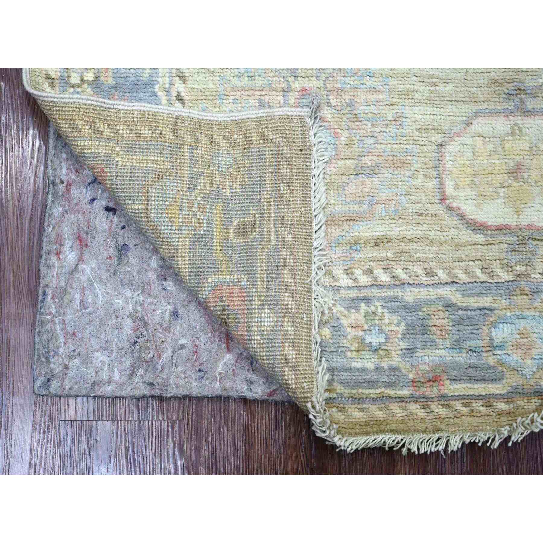Oushak-And-Peshawar-Hand-Knotted-Rug-114635