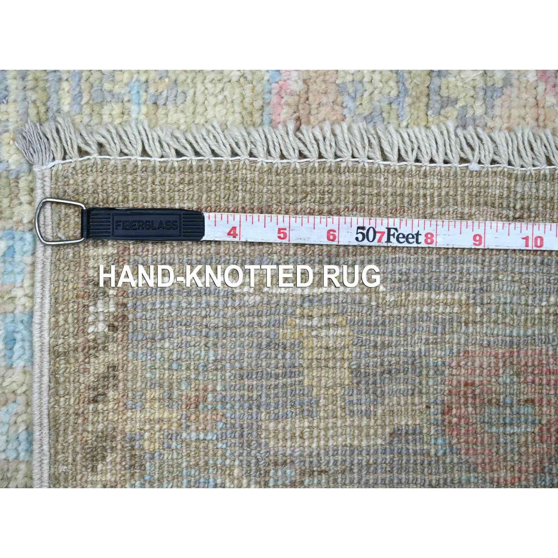 Oushak-And-Peshawar-Hand-Knotted-Rug-114635