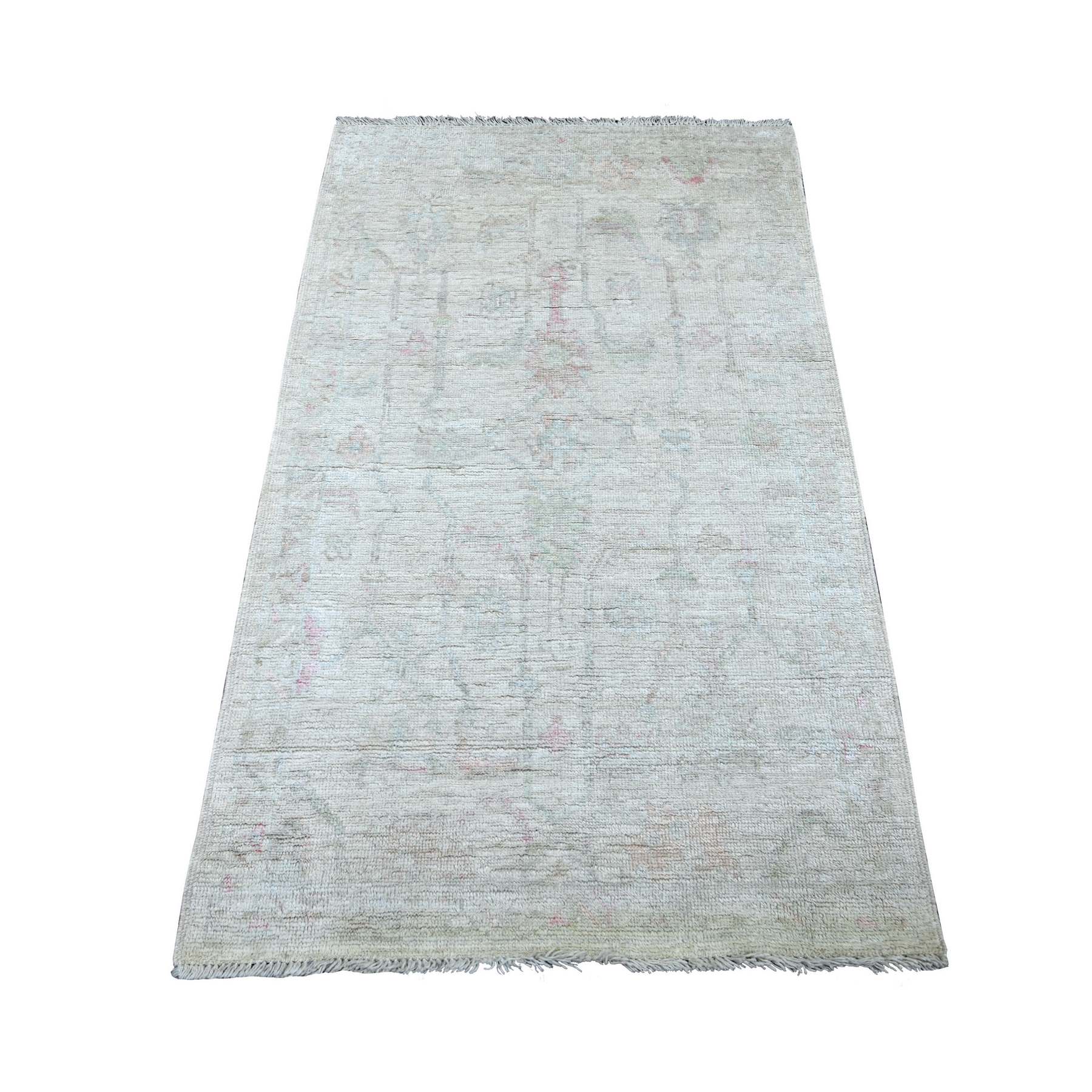 Oushak-And-Peshawar-Hand-Knotted-Rug-114645