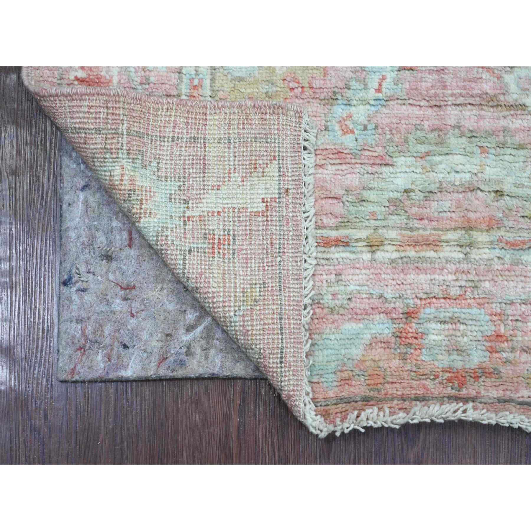 Oushak-And-Peshawar-Hand-Knotted-Rug-114650