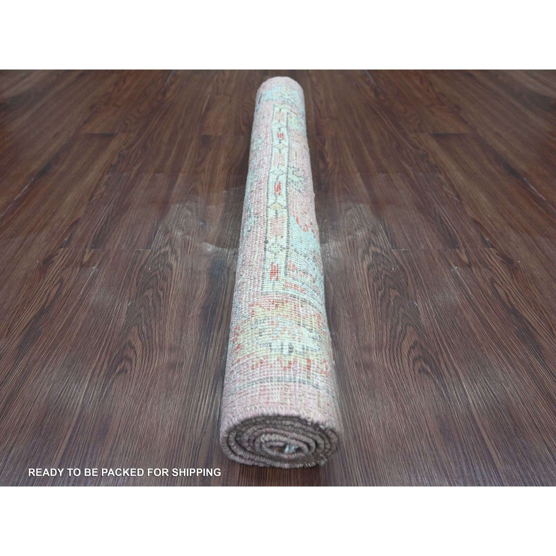Oushak-And-Peshawar-Hand-Knotted-Rug-114650