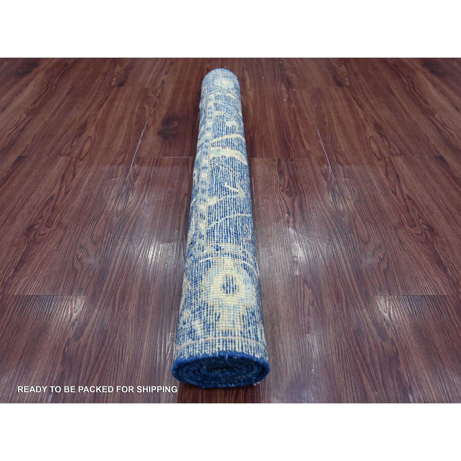 Oushak-And-Peshawar-Hand-Knotted-Rug-114655