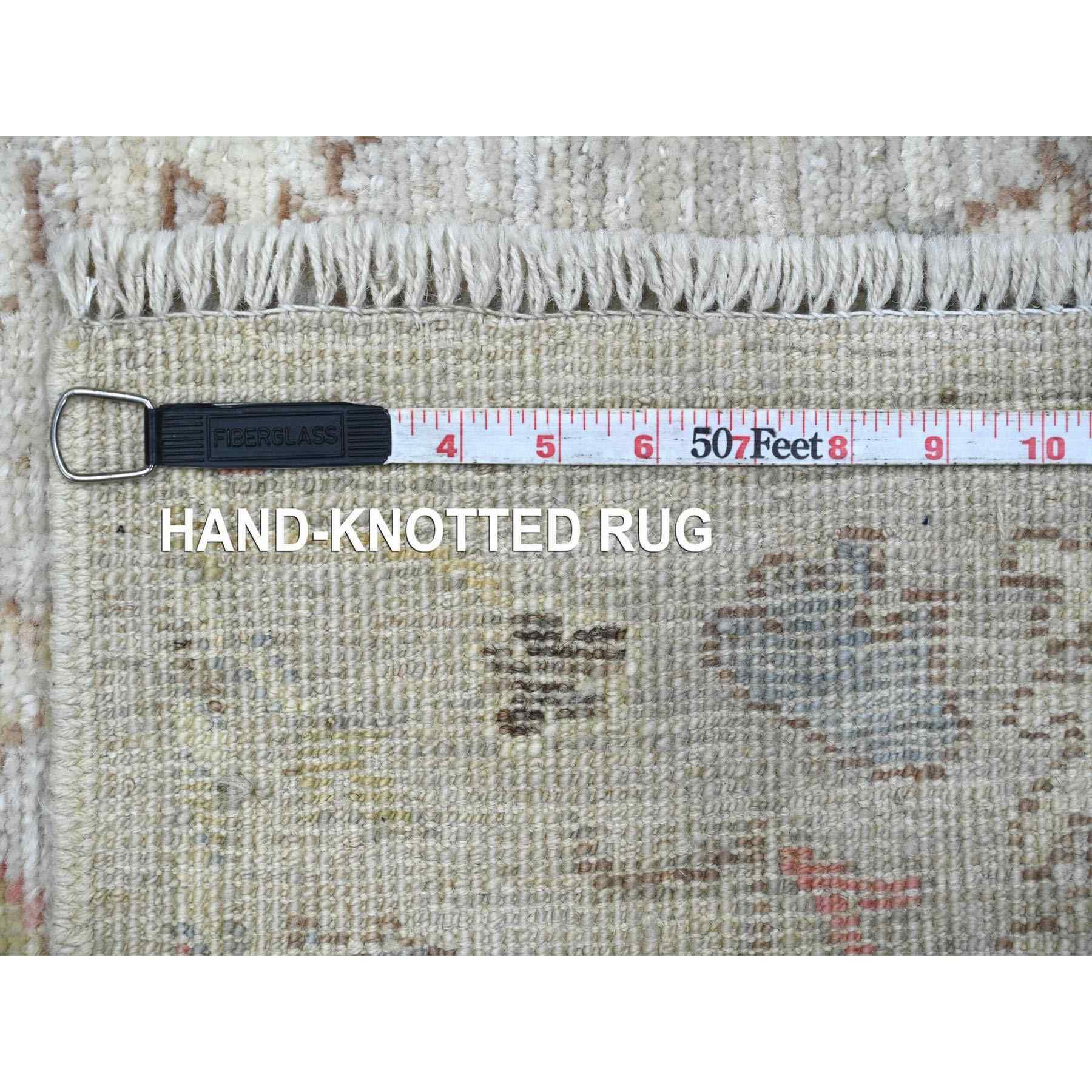Oushak-And-Peshawar-Hand-Knotted-Rug-114660