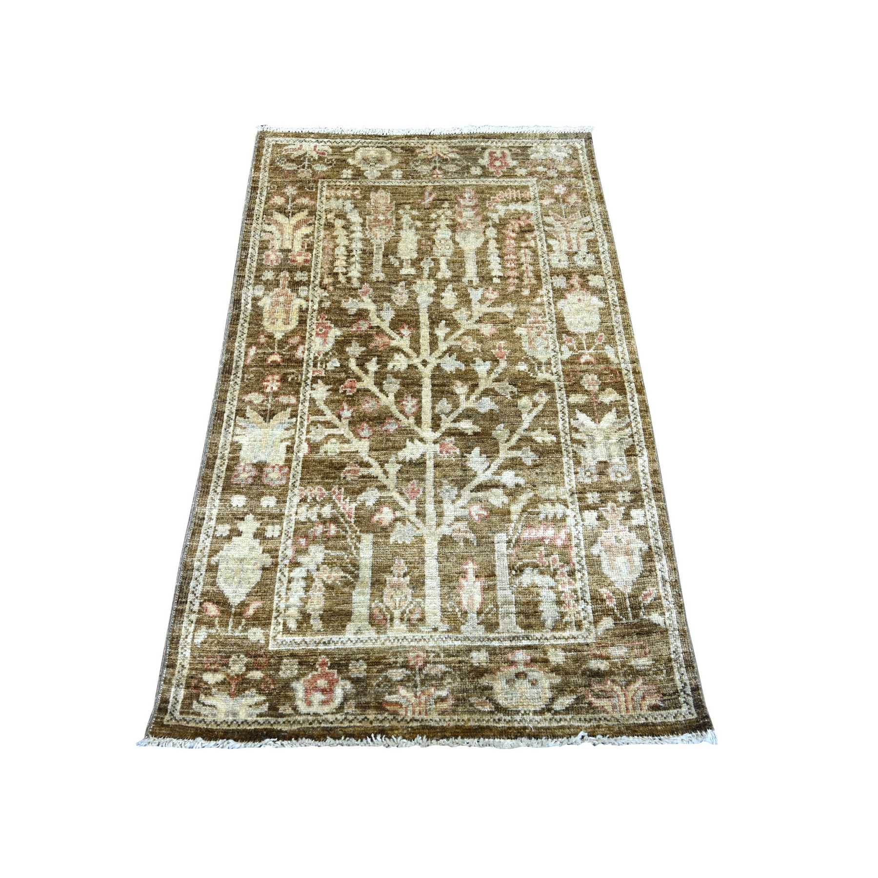 Oushak-And-Peshawar-Hand-Knotted-Rug-114670