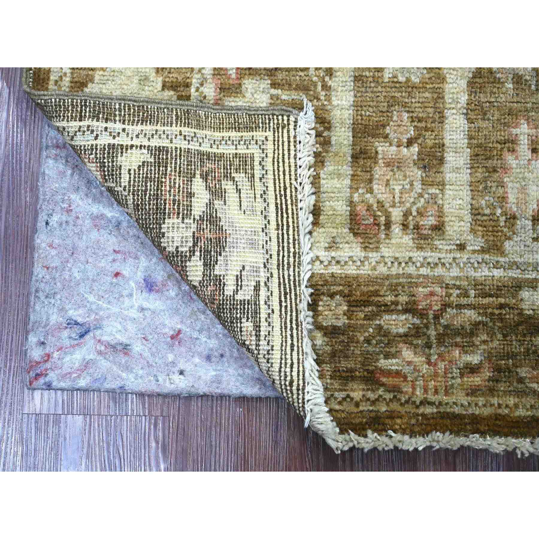 Oushak-And-Peshawar-Hand-Knotted-Rug-114670