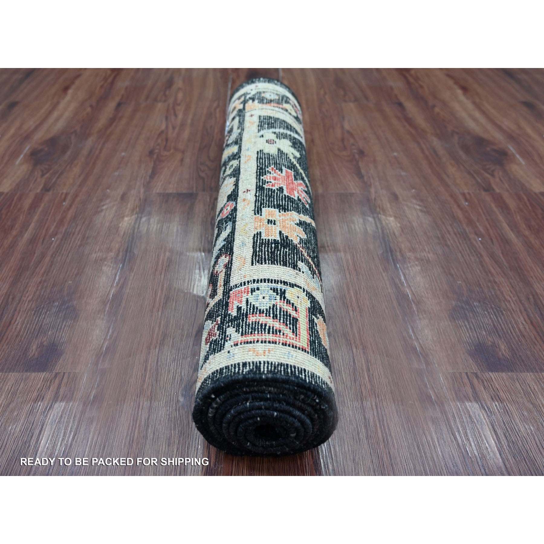 Oushak-And-Peshawar-Hand-Knotted-Rug-114700