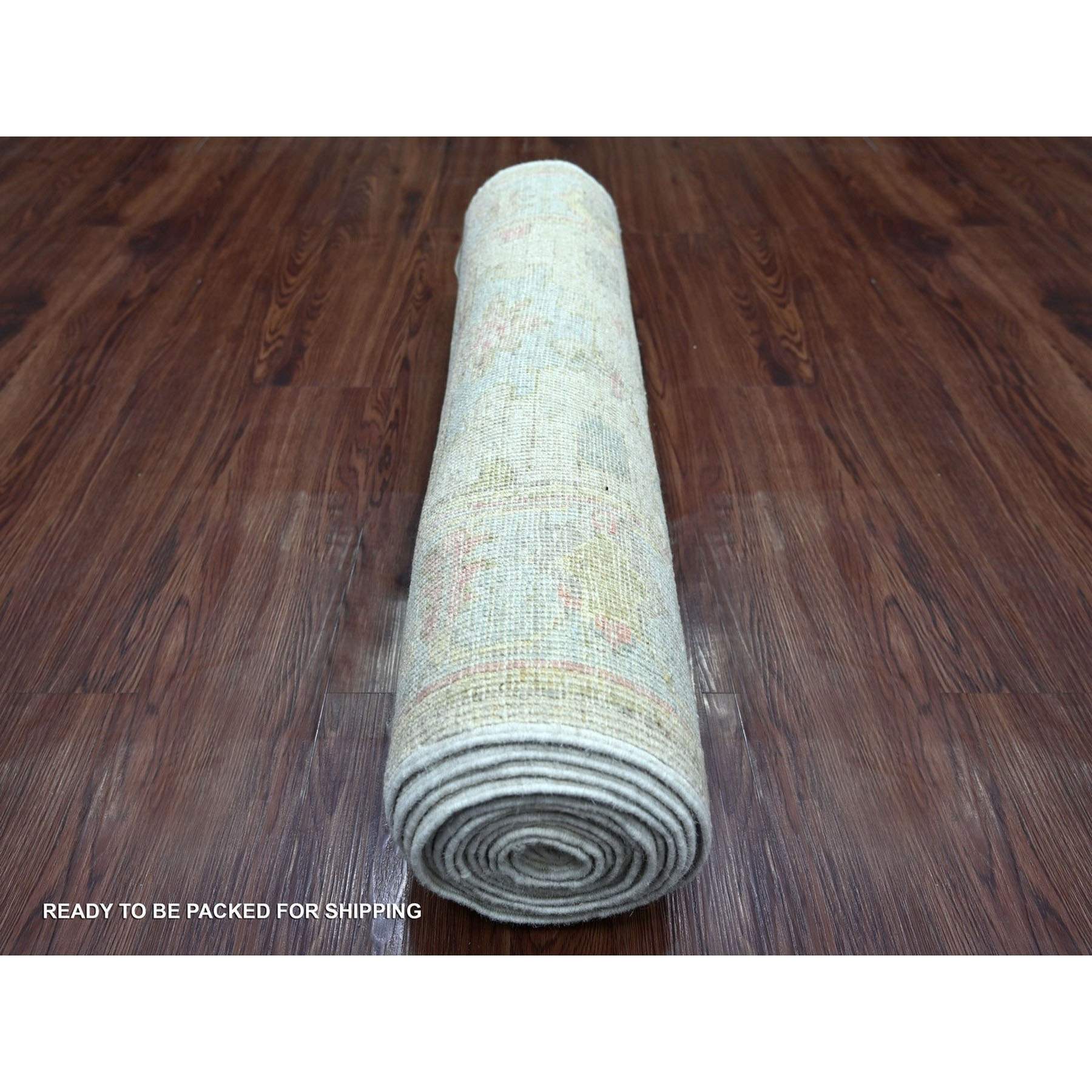 Oushak-And-Peshawar-Hand-Knotted-Rug-114705
