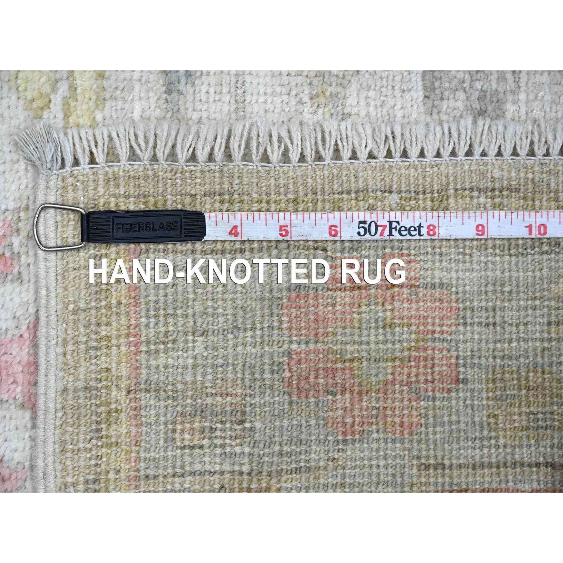 Oushak-And-Peshawar-Hand-Knotted-Rug-114705