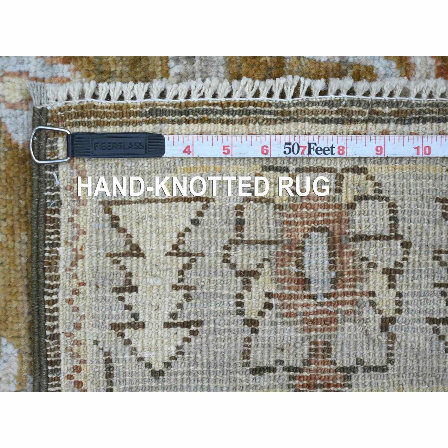 Oushak-And-Peshawar-Hand-Knotted-Rug-114710