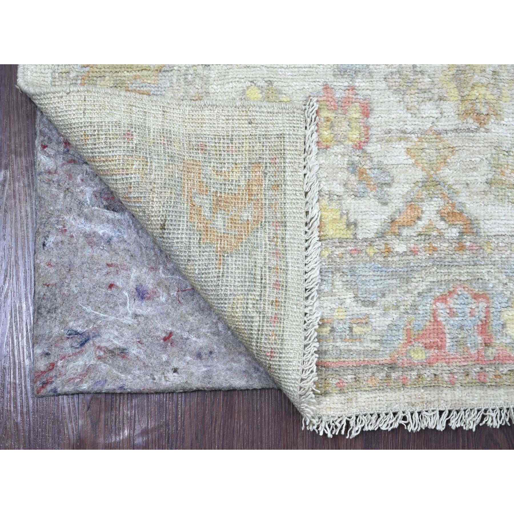 Oushak-And-Peshawar-Hand-Knotted-Rug-114730