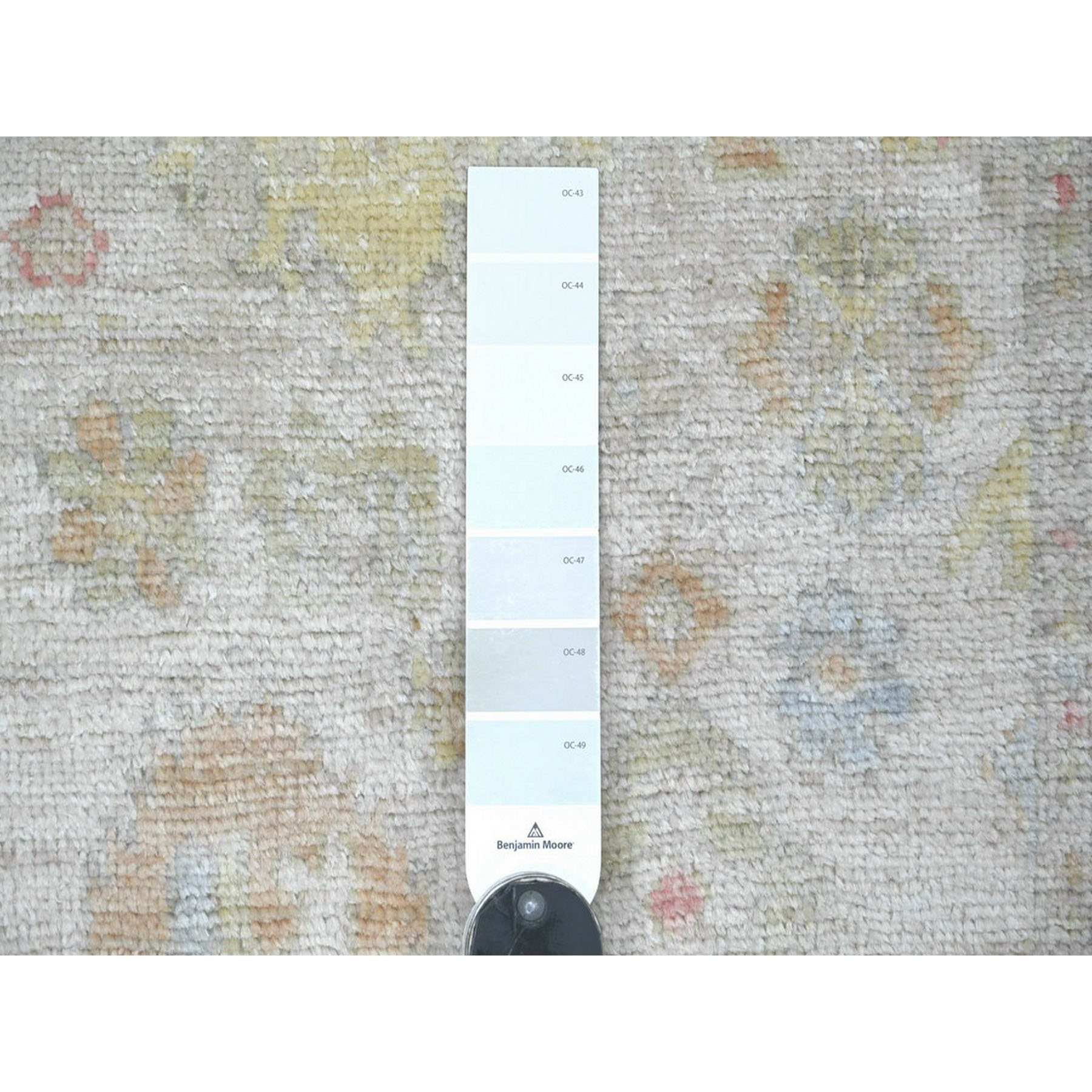 Oushak-And-Peshawar-Hand-Knotted-Rug-114730