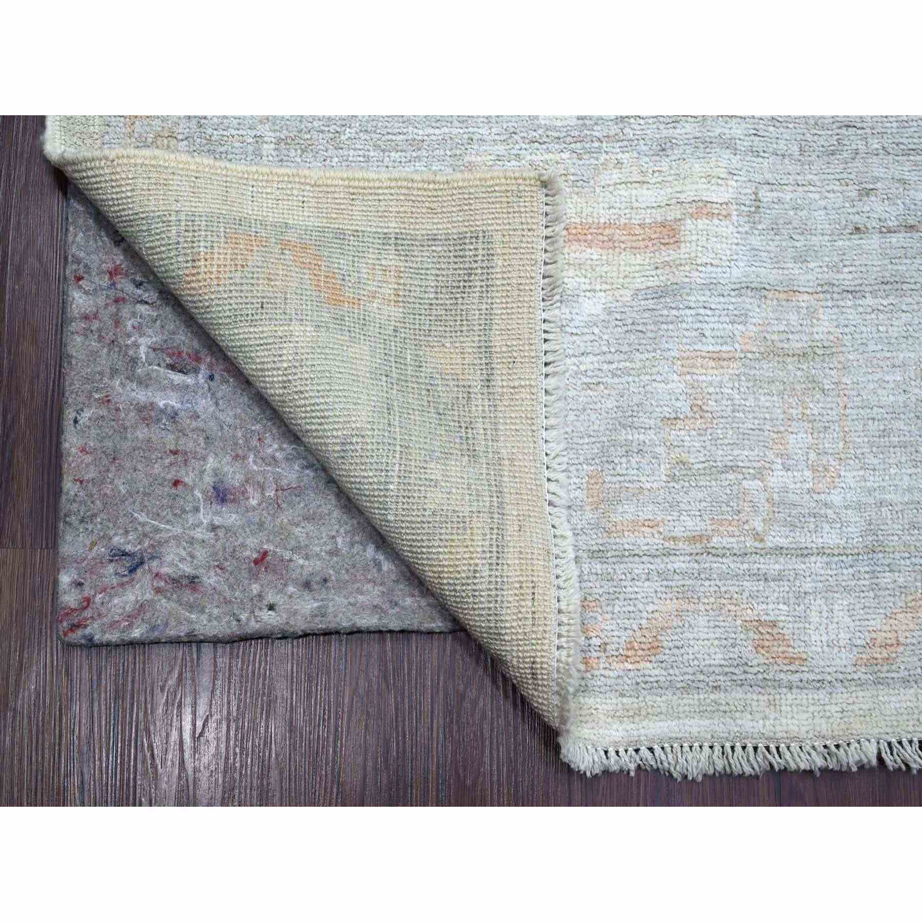 Oushak-And-Peshawar-Hand-Knotted-Rug-114740