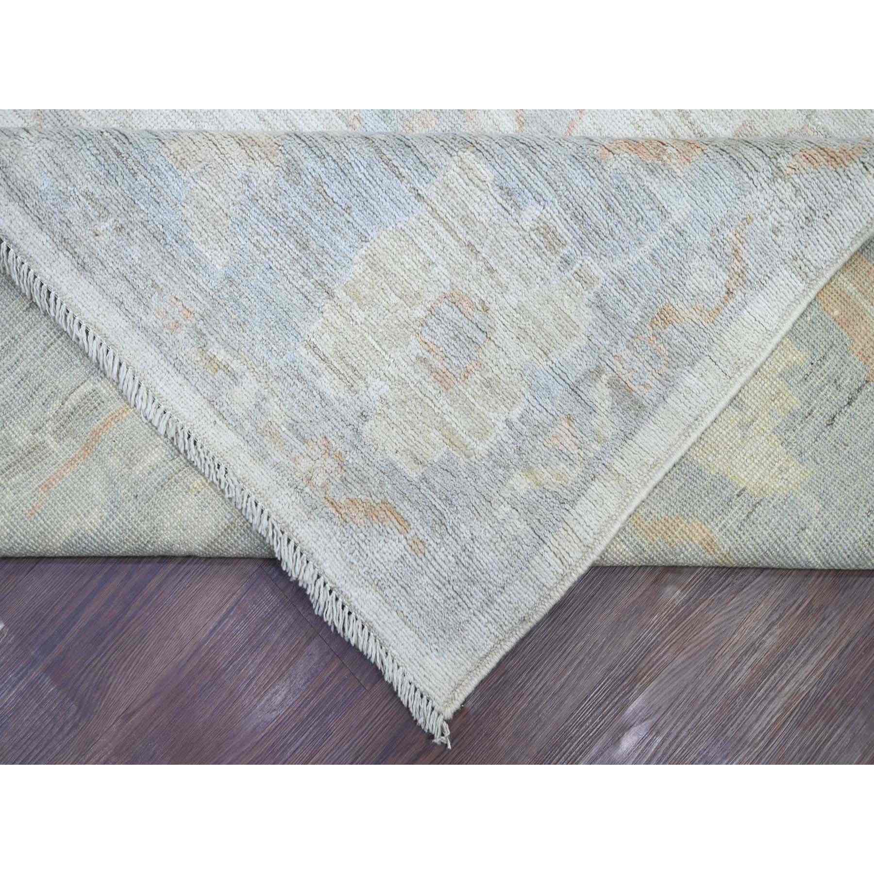 Oushak-And-Peshawar-Hand-Knotted-Rug-114740