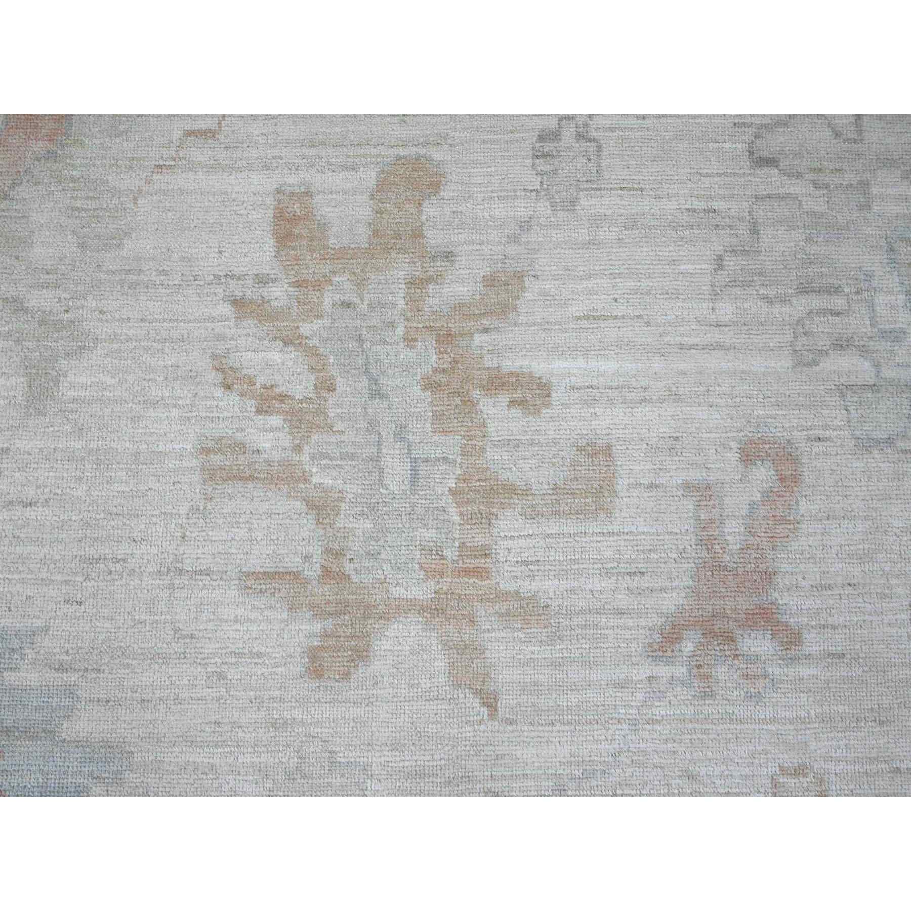 Oushak-And-Peshawar-Hand-Knotted-Rug-114740