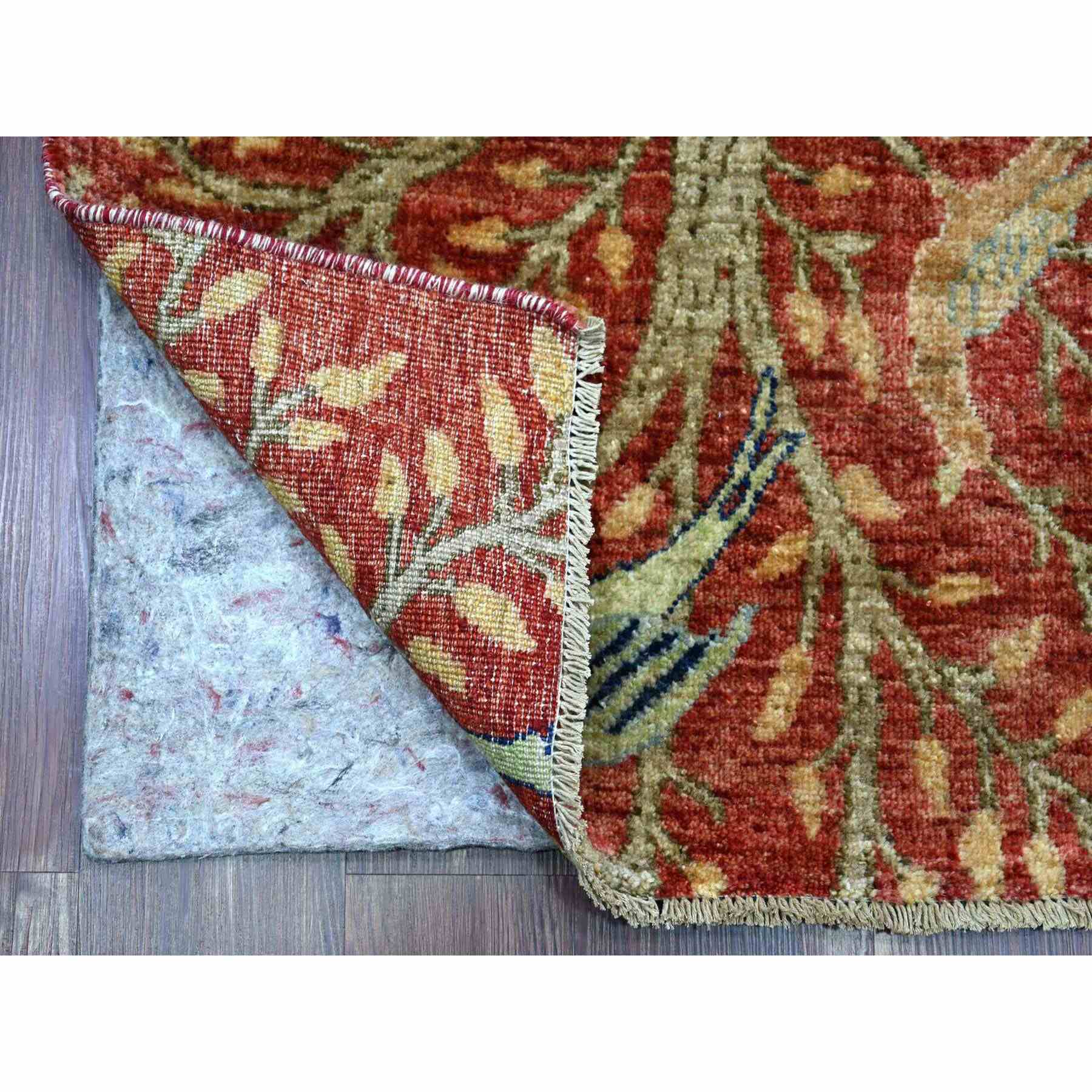 Oushak-And-Peshawar-Hand-Knotted-Rug-114760