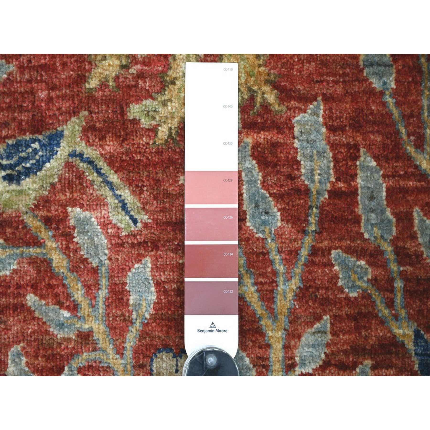 Oushak-And-Peshawar-Hand-Knotted-Rug-114760