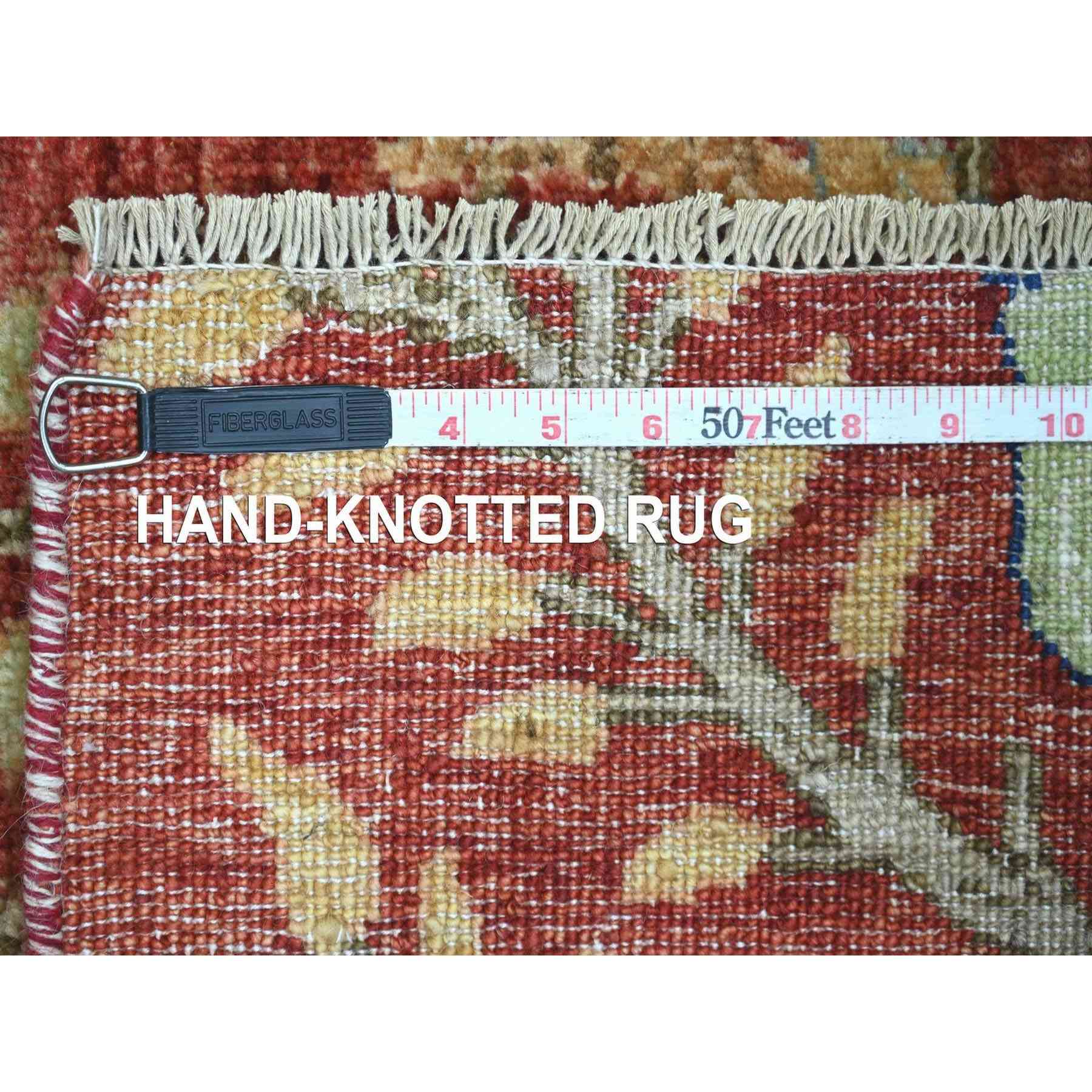 Oushak-And-Peshawar-Hand-Knotted-Rug-114760