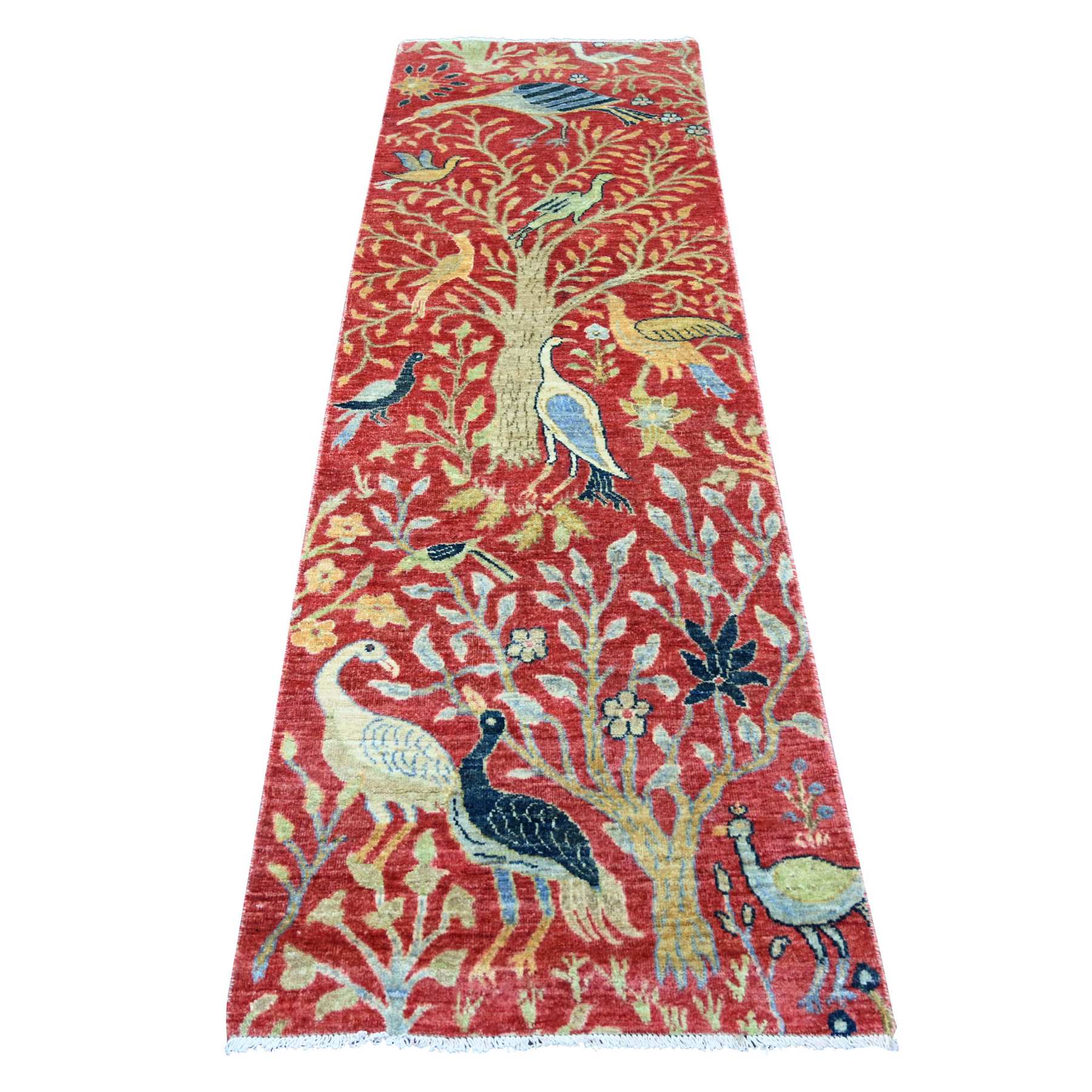 Oushak-And-Peshawar-Hand-Knotted-Rug-114770