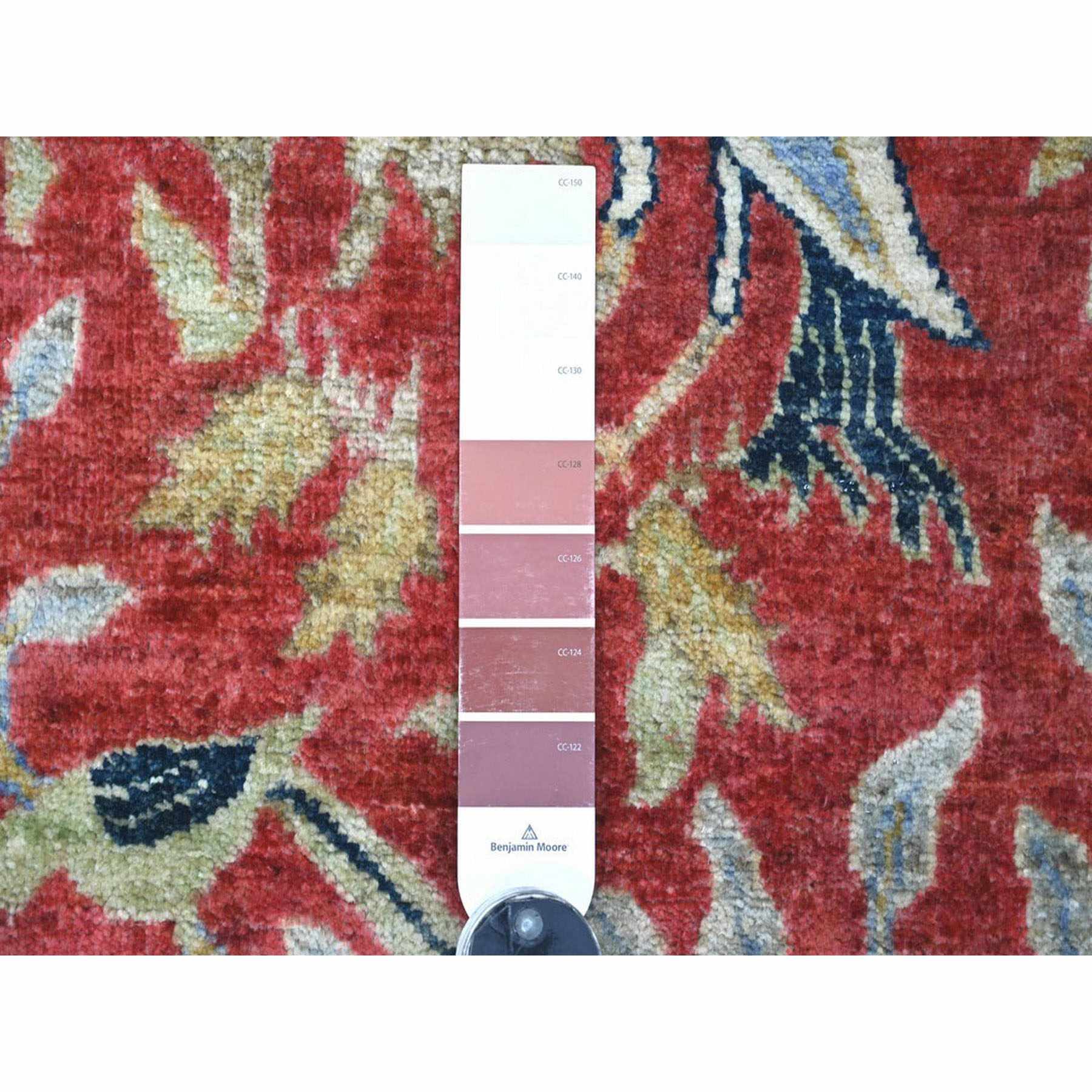 Oushak-And-Peshawar-Hand-Knotted-Rug-114770